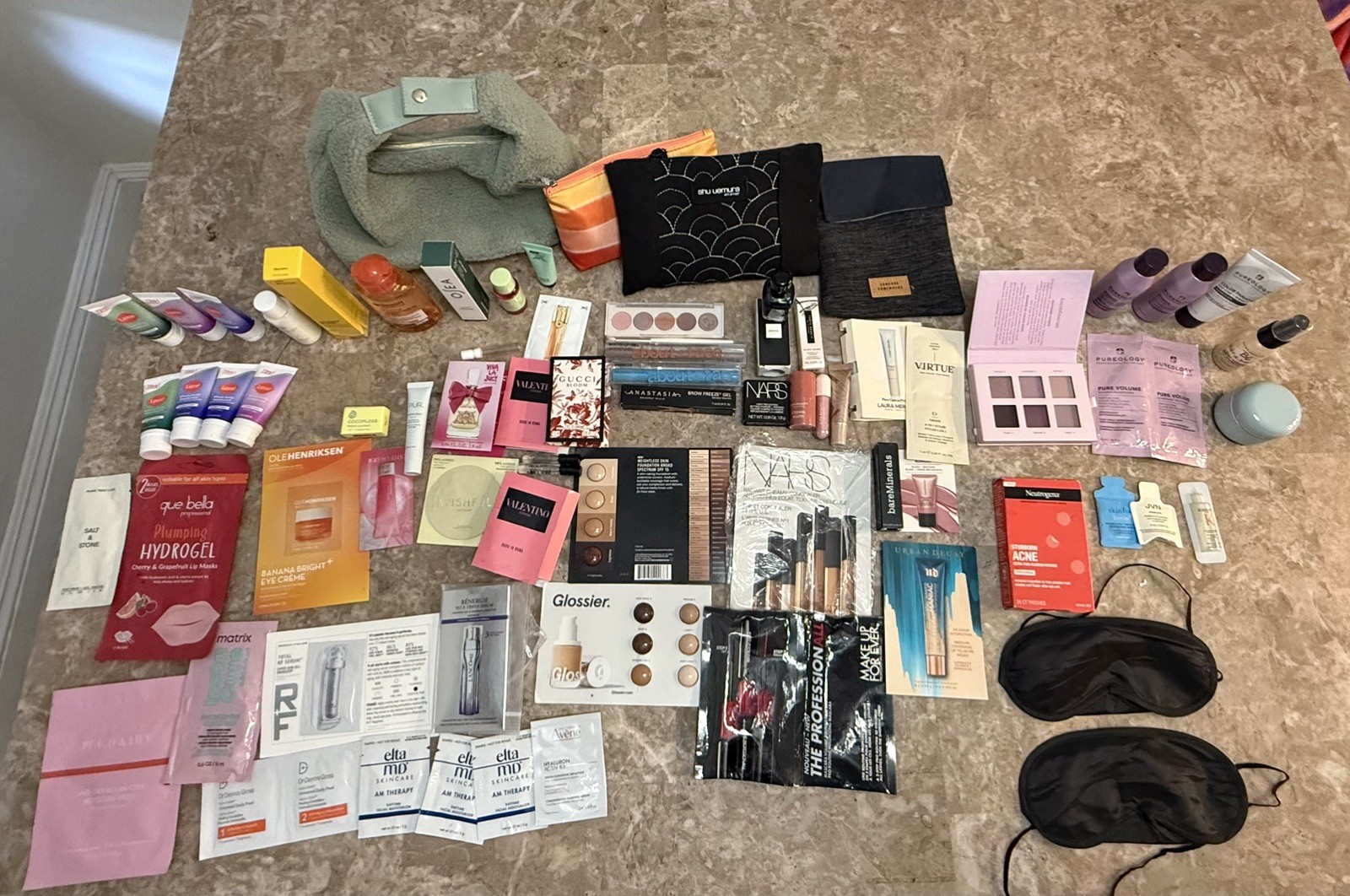 Mixed Lot Makeup Skincare Hair Product Perfumes Travel Bag Samples 50+ items