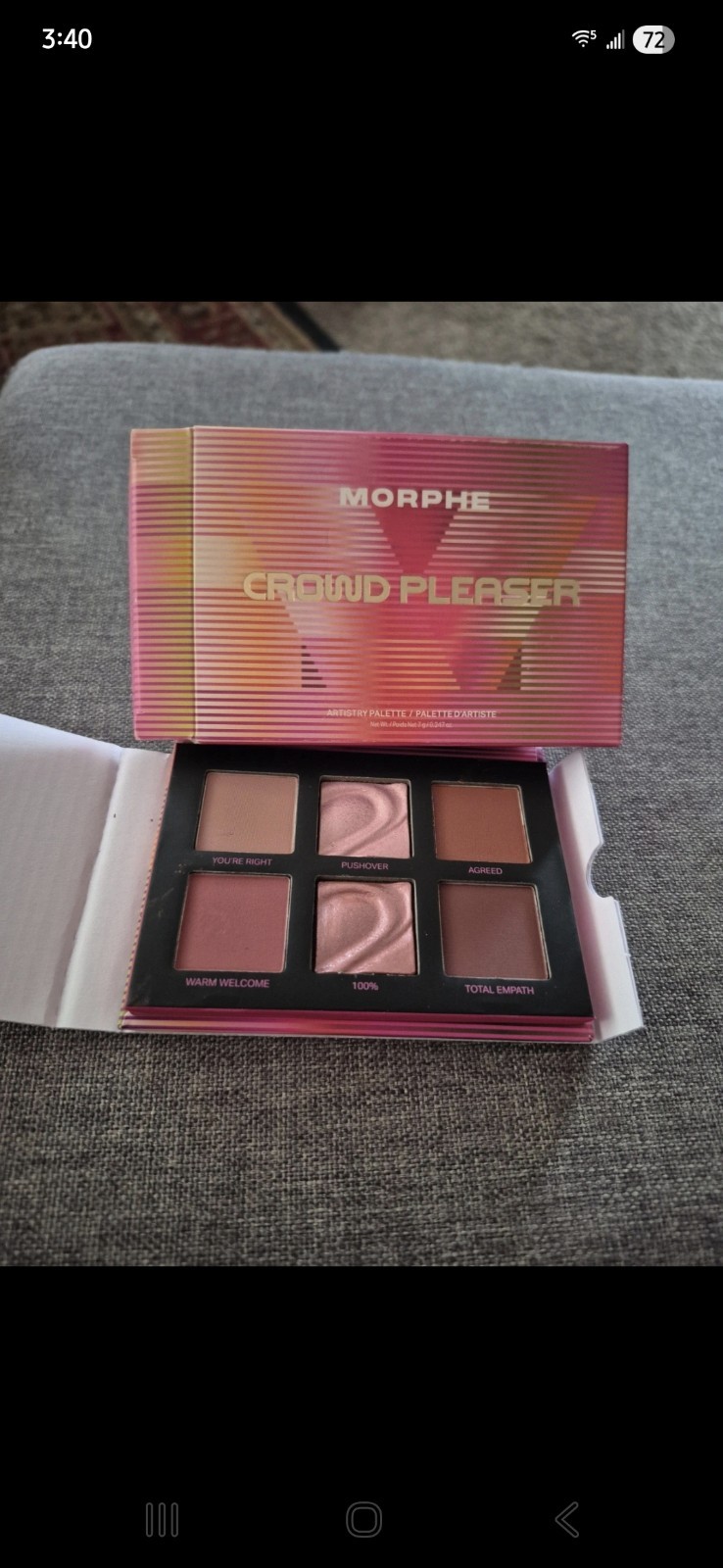 Morphe Crowd Pleaser Palette & Make It Big Big Pink Energy Plumping Lip Gloss