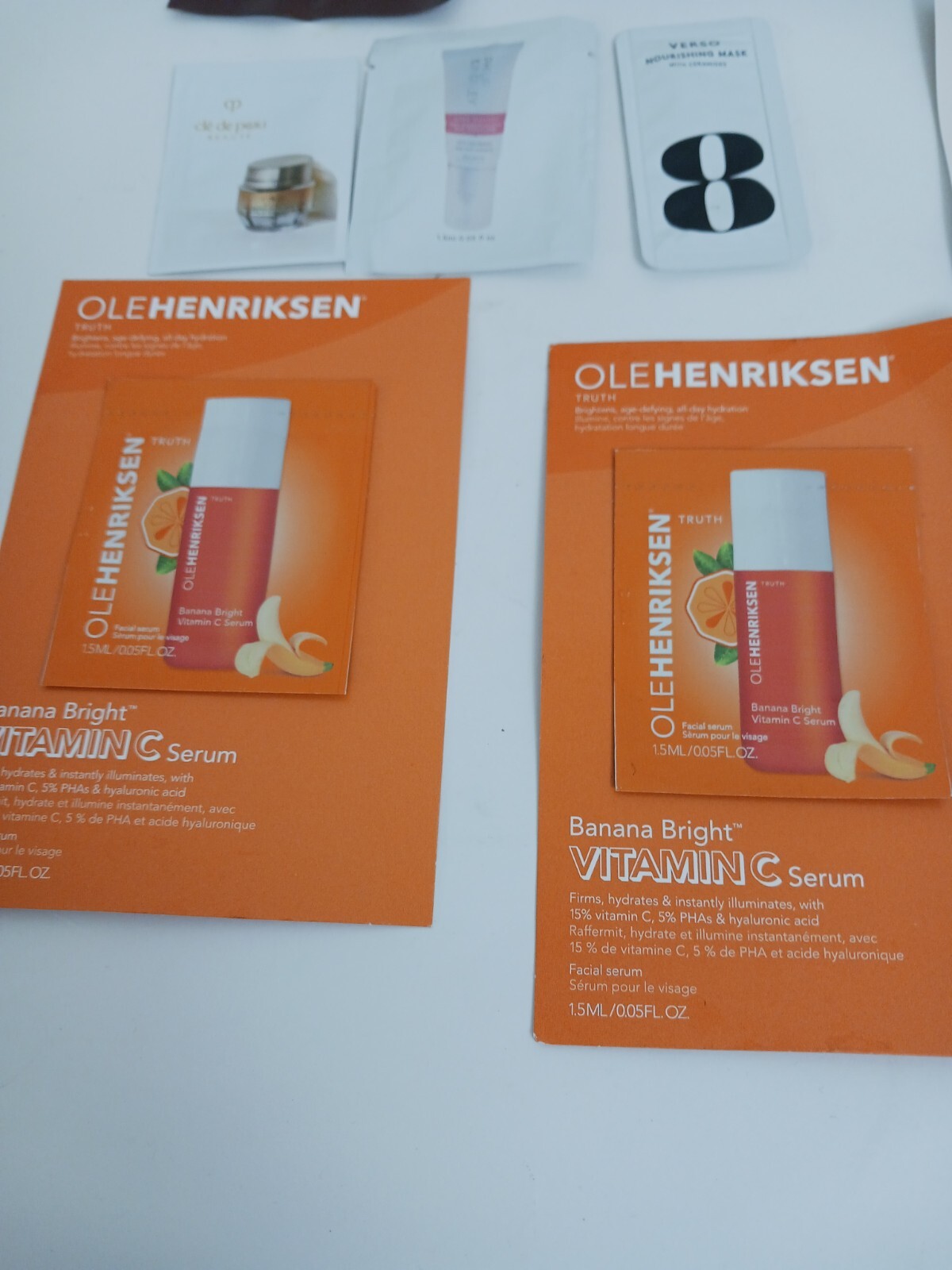 10X Vairity Pack Of Samples OLEHENRIKSEN, GIVENCHY, ORIBE, VERSI, & More