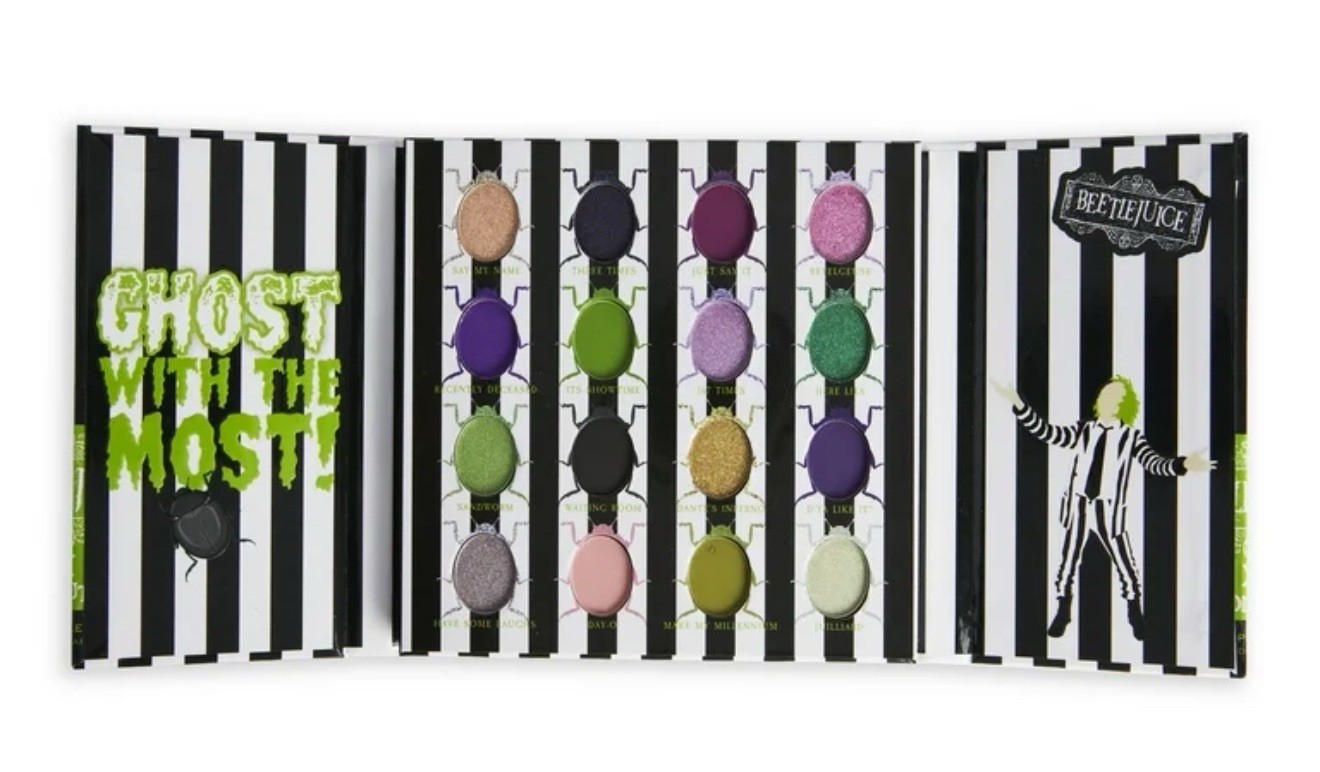 Beetlejuice X Revolution Makeup Lot Of 7 Palettes Liners Lipstick NEW HTF RARE
