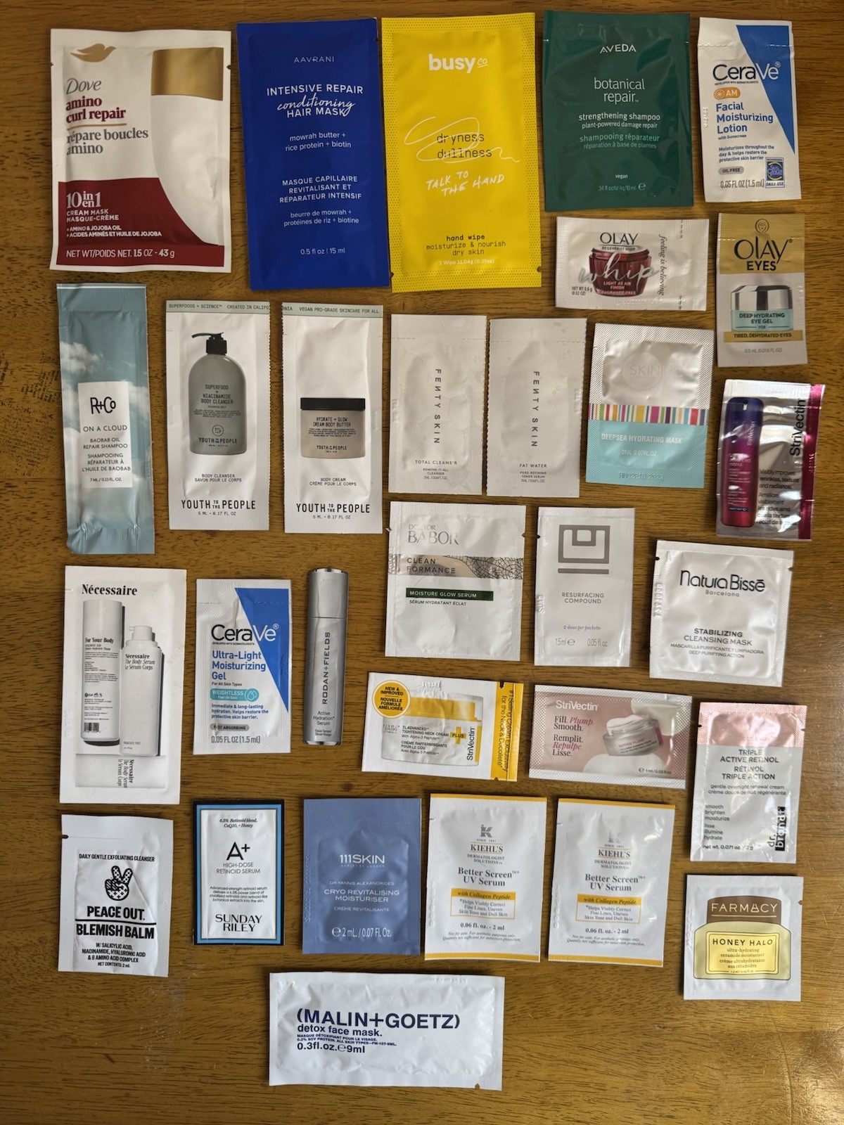 Sephora Skincare & Hair Sampler Set – 30 Pieces