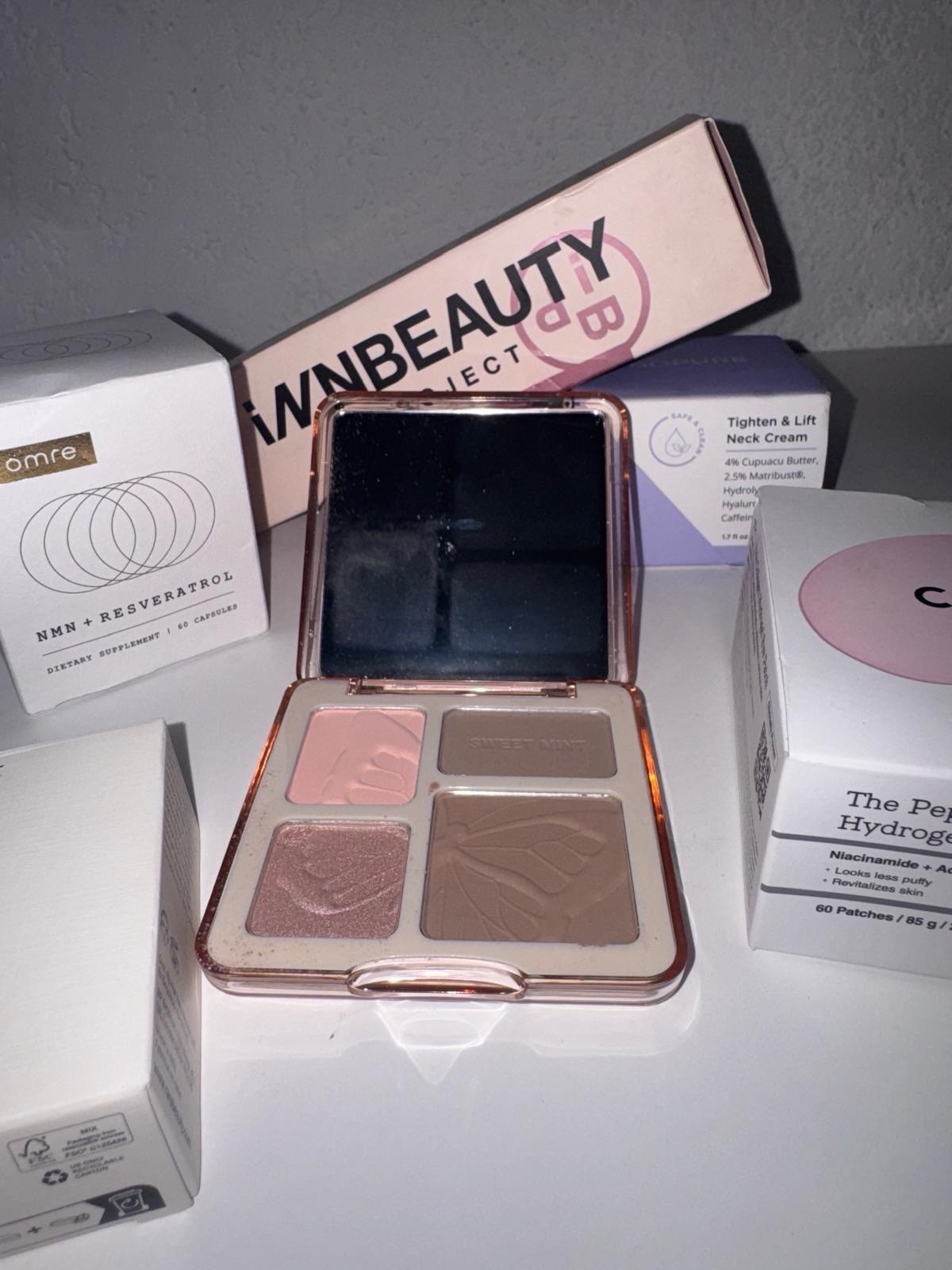Assorted Full Size Mixed Lot: Rare Beauty Highlighter, COSRX Eye Patch, omre