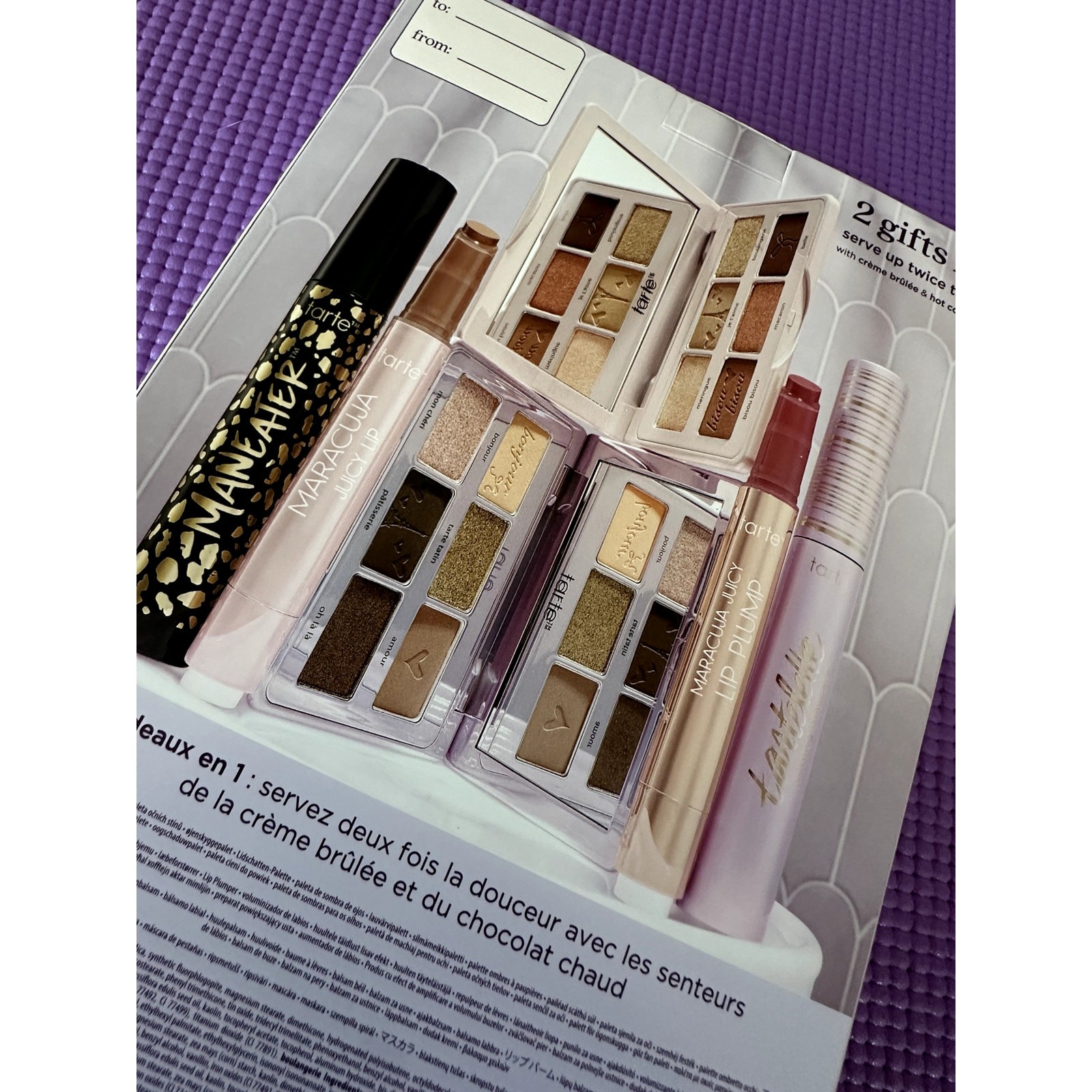 Tarte Kindness Cafe Collector’s Set NEW tartelette palette makeup, lip, mascara