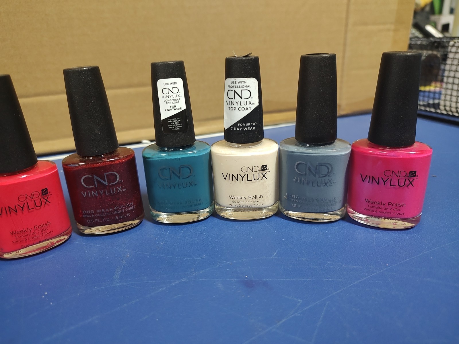 Wholesale Lot 10 Pc Mixed CND Vinylux Weekly Nail Polish Lot #410