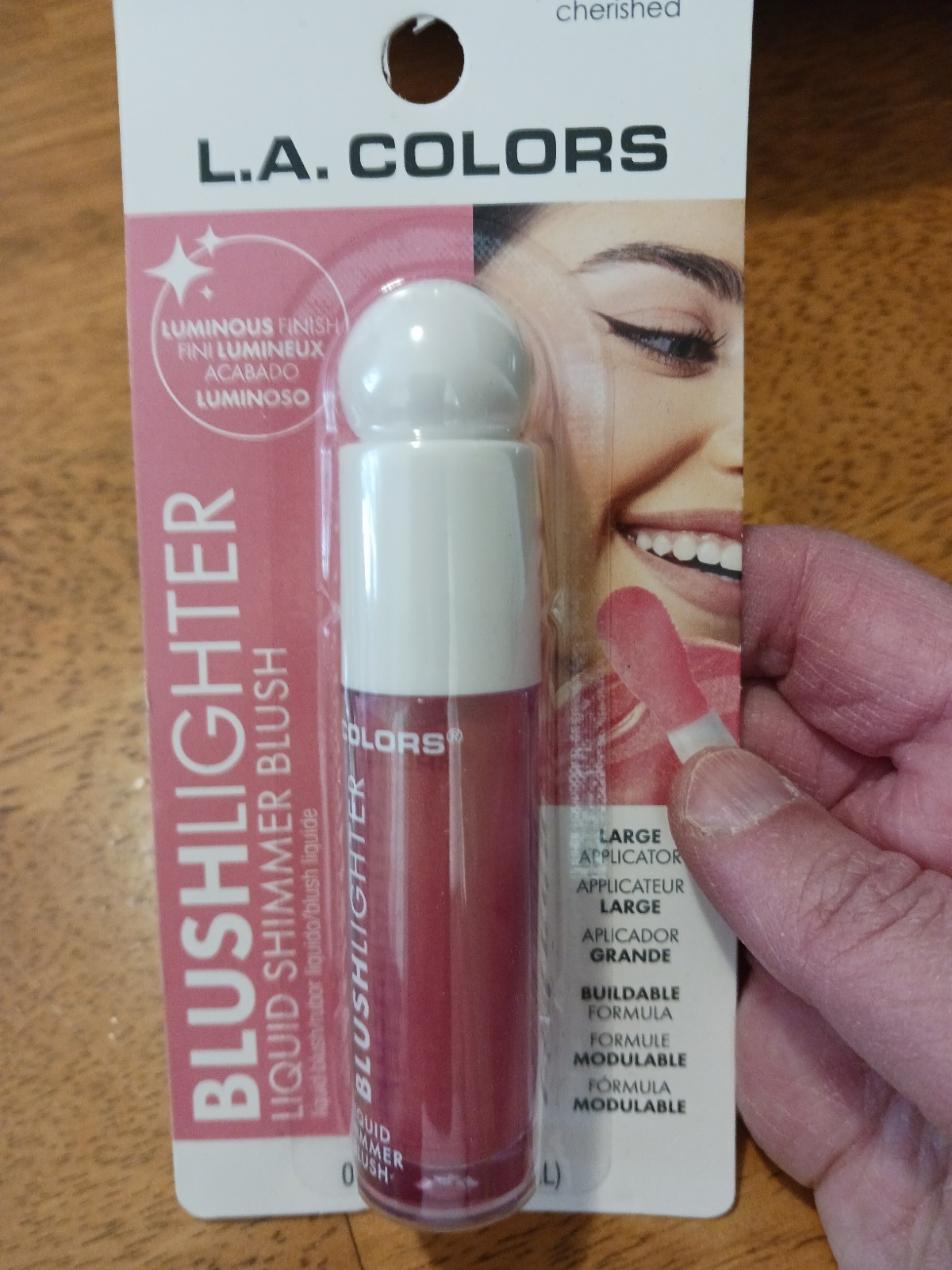 L.A. COLORS Blushlighter Liquid Shimmer Blush & Sculpting Duo 0.118 fl oz