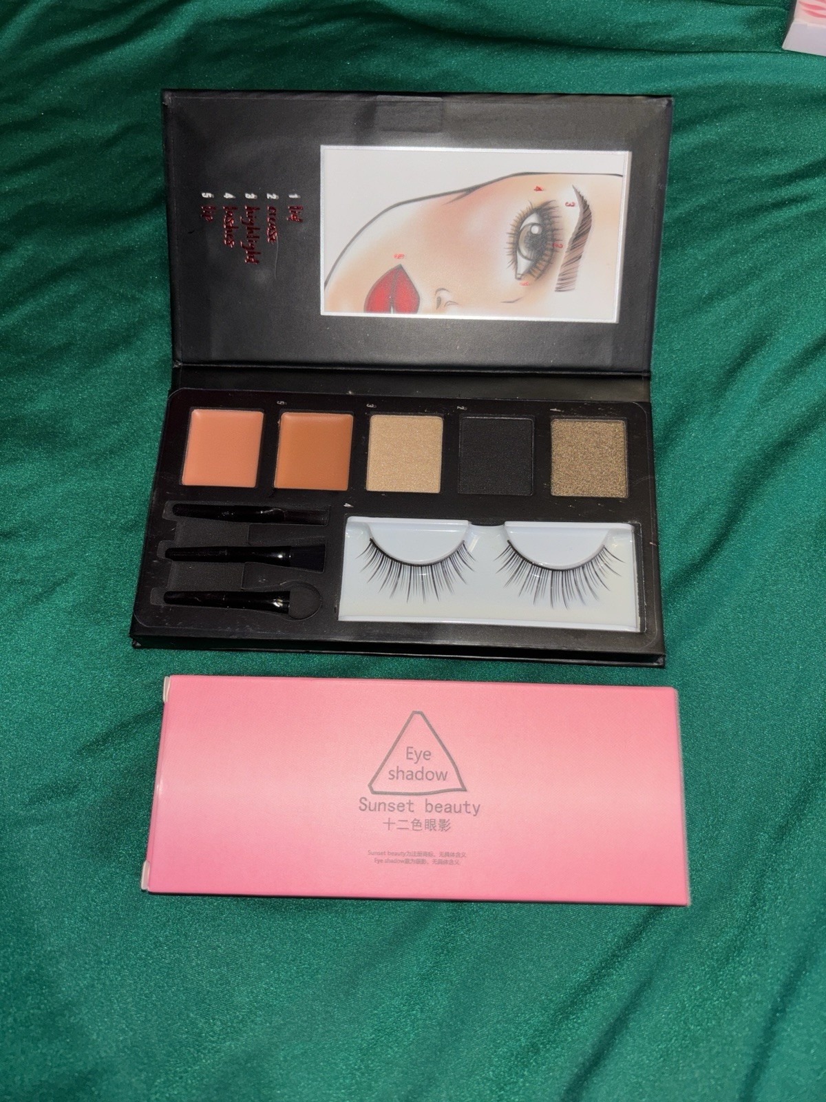 15 Piece Makeup Bundle + Handmade press on nail sets