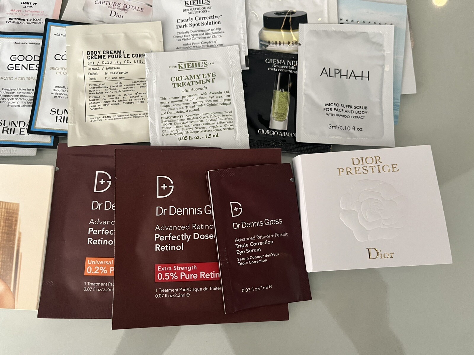 Lot of 57 Travel & Sample Size Beauty Products Skin/Makeup Designer Brands NEW