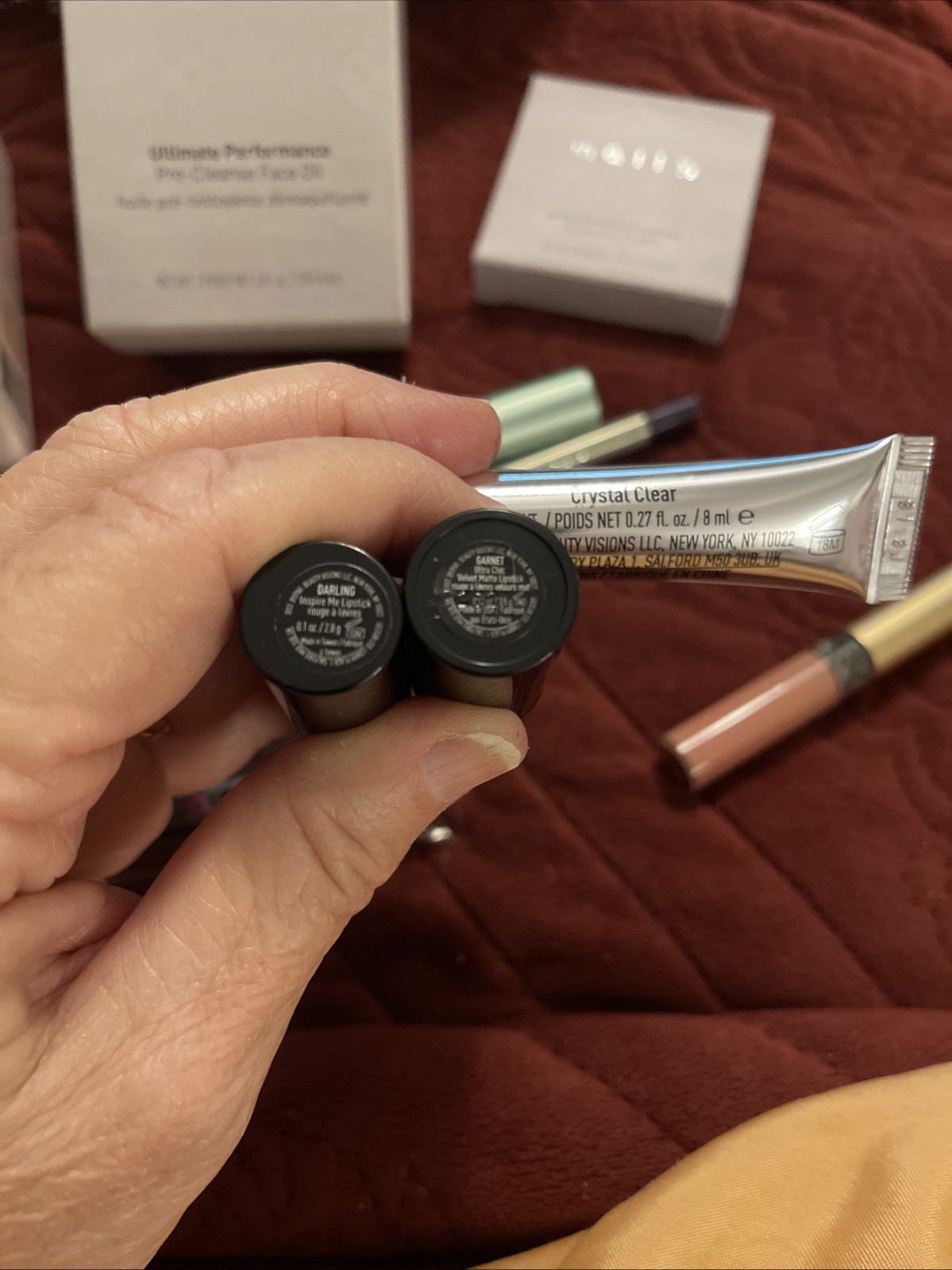 12pc MALLY Makeup ,shine, Glow, Lip, Concealer, Primer, Blush, Foundation, Clean