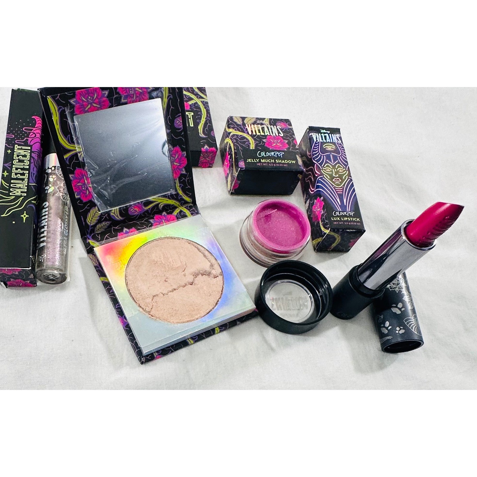 NEW ColourPop Disney Villains Maleficent Makeup Bundle Set RARE Discontinued