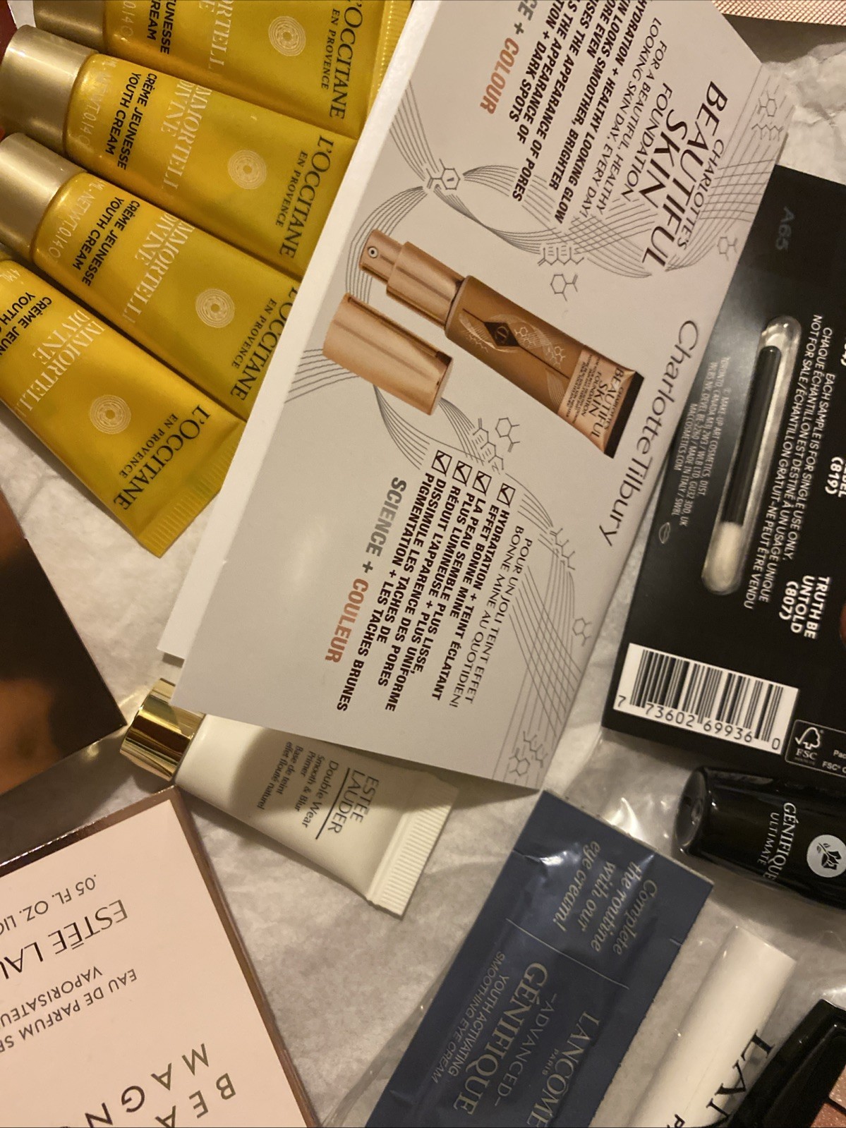 LUXURY Brands BUNDLE 29Pc Mixed DELUXE TRAVEL & SAMPLE Sz Skincare Makeup Lot🫦