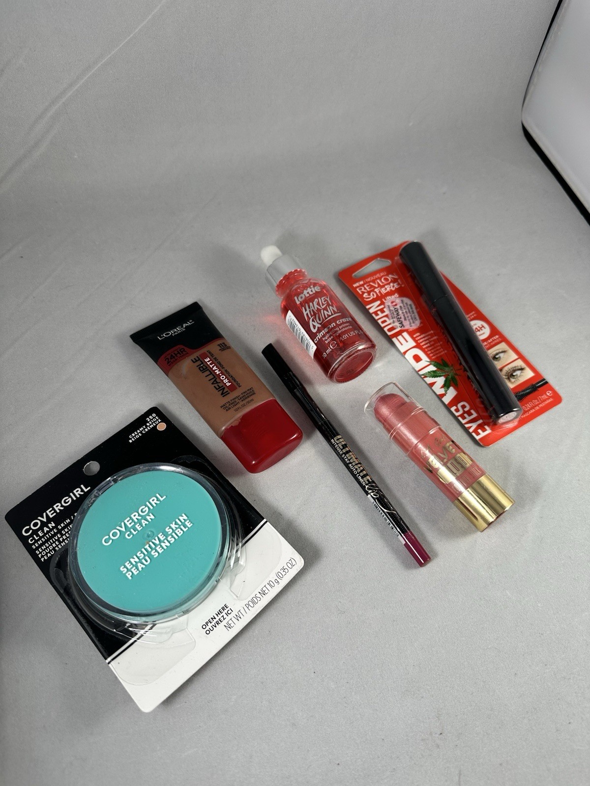 Makeup Mixed Lot Full Size COVERGIRL Lottie L’Oréal Revlon Sensitive 24HR