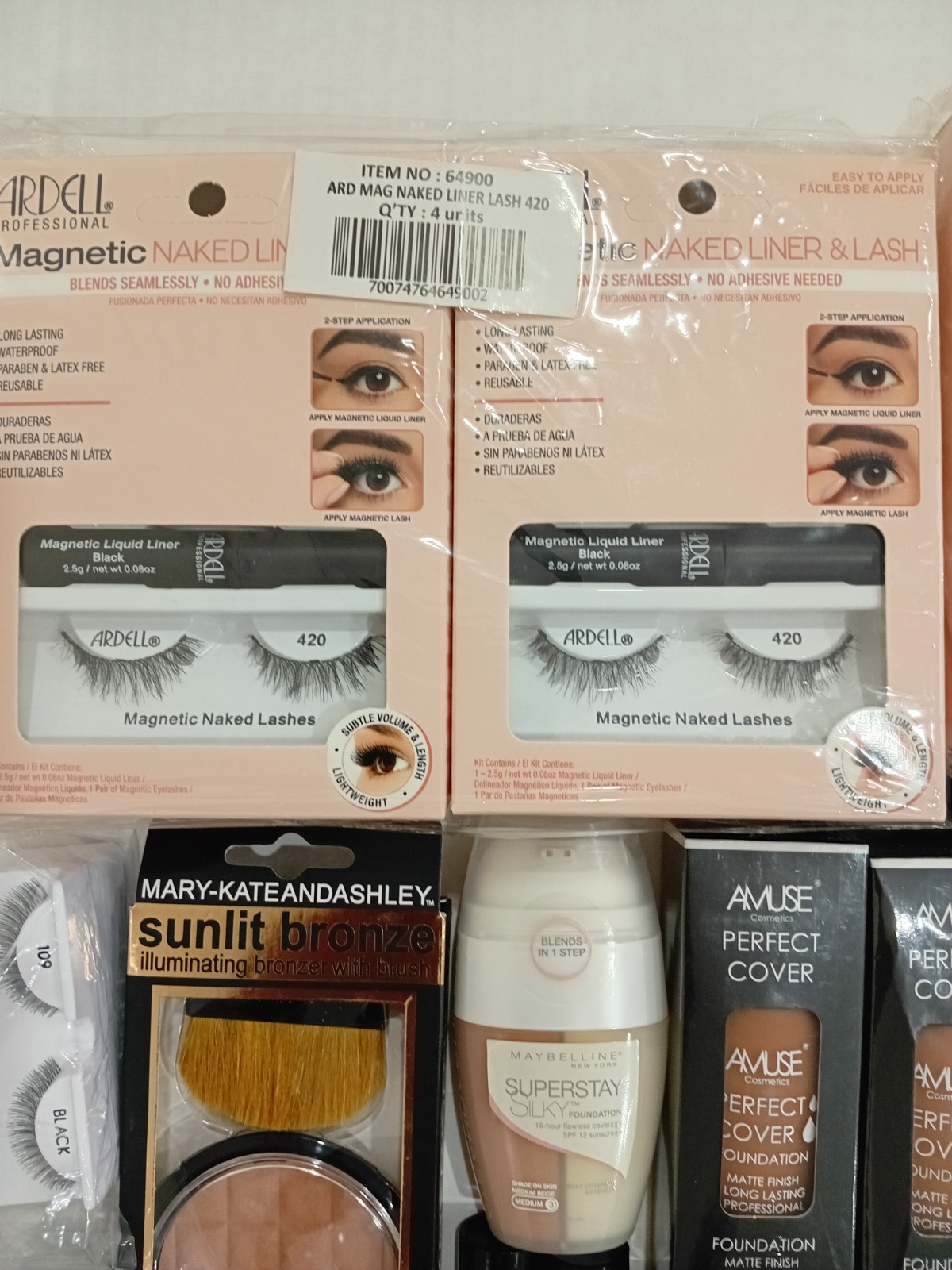 Makeup Lot 240 Pieces Maybelline Loreal Stila Full Size New Ret $2,100