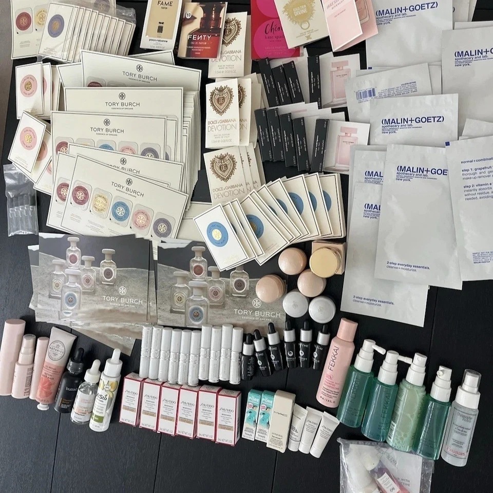50 Pc Mixed Makeup Lot Full‑Size Eyeshadow Palettes Hair Skin Makeup Lip Blush