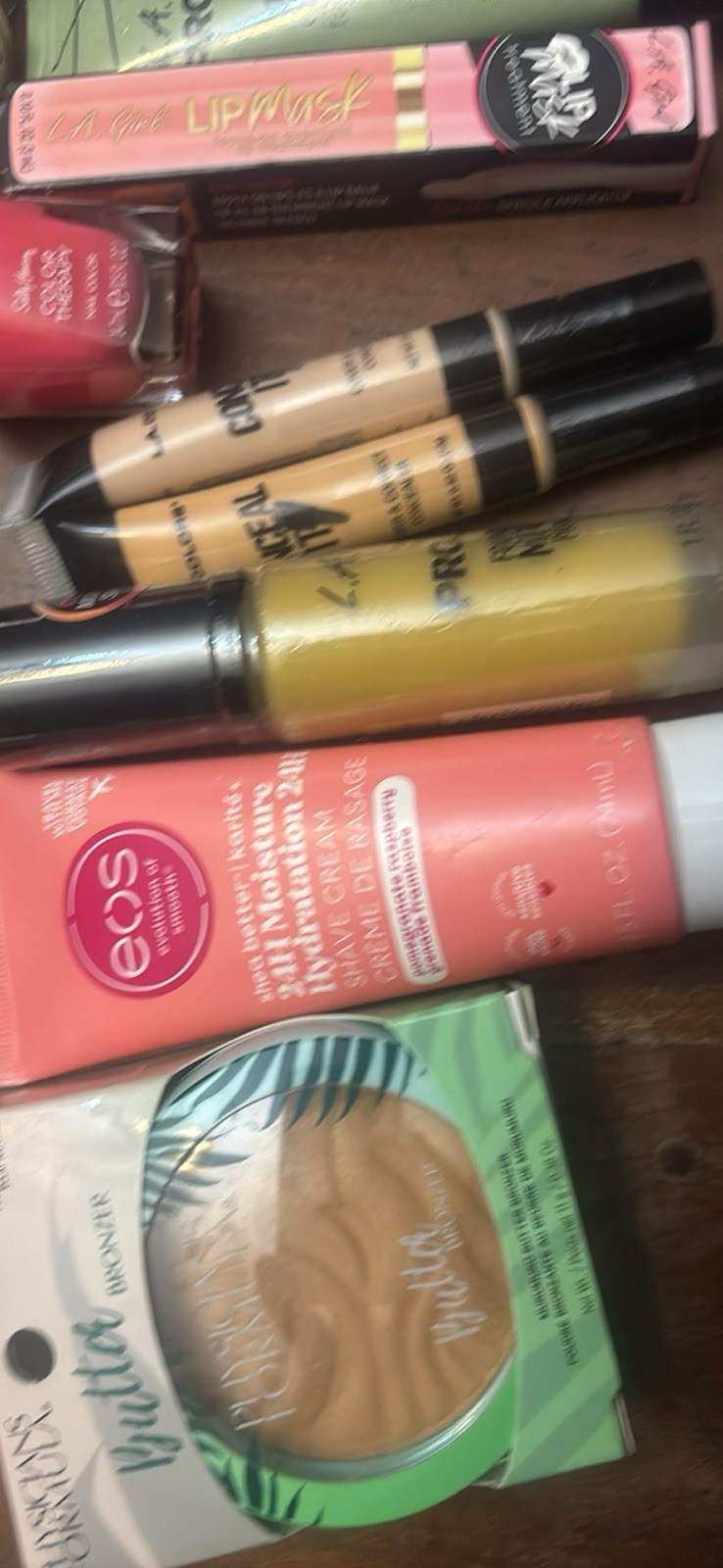L.A. Girl Pro Prep HD Face Primers & Lip Mousse + Milani Assorted Makeup Lot