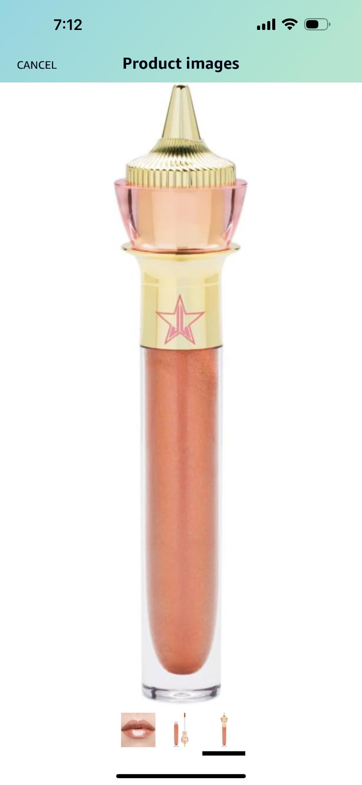 NWT Jeffree Star The Gloss – Crystal Climax. Hard to Find color