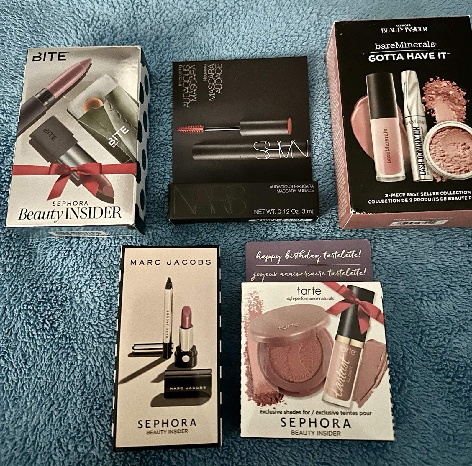 Lot of 5 Sephora Birthday/Incentive makeup Gifts As-Is