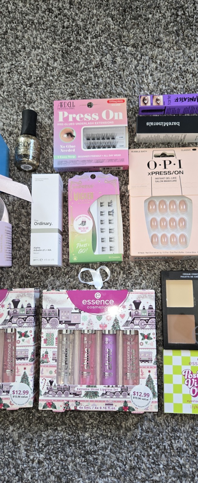 Large Makeup Lot 37 Pc. Beauty Skincare Lot for Ladies, Essential, Mac, Elf, OPI