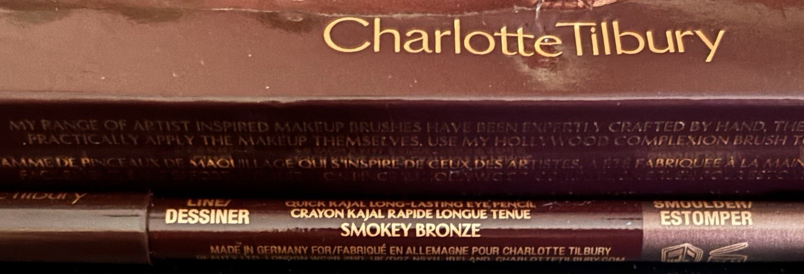 Charlotte Tilbury Large Makeup Lot 7 Pieces + Brush -Eye/Lip/Cheek *All NIB*