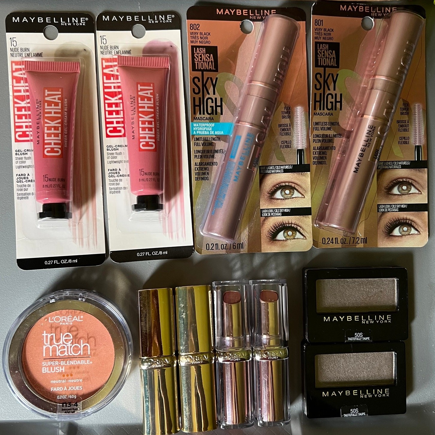 Lot 11 L’oreal/Maybelline Makeup Mix Lots SRP: $120