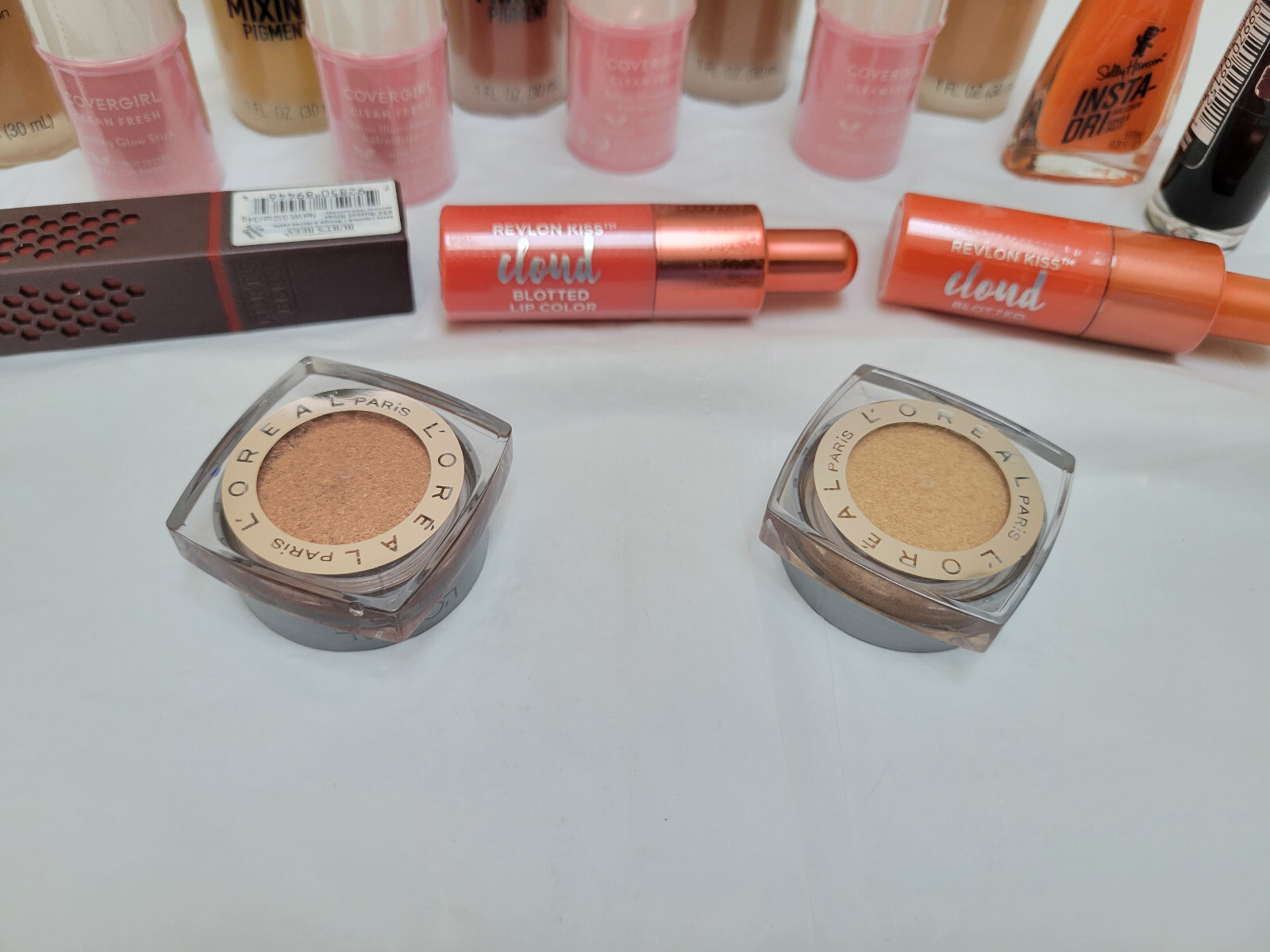 Lot of 17 Makeup Cosmetic New – L.A. Girl, Revlon, Loreal, Cover Girl