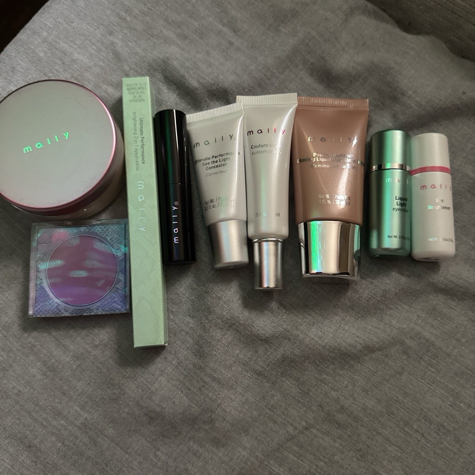 9 Lot- MALLY Cosmetic Makeup Bundle( Mixed With/whitoud Box – Brand New