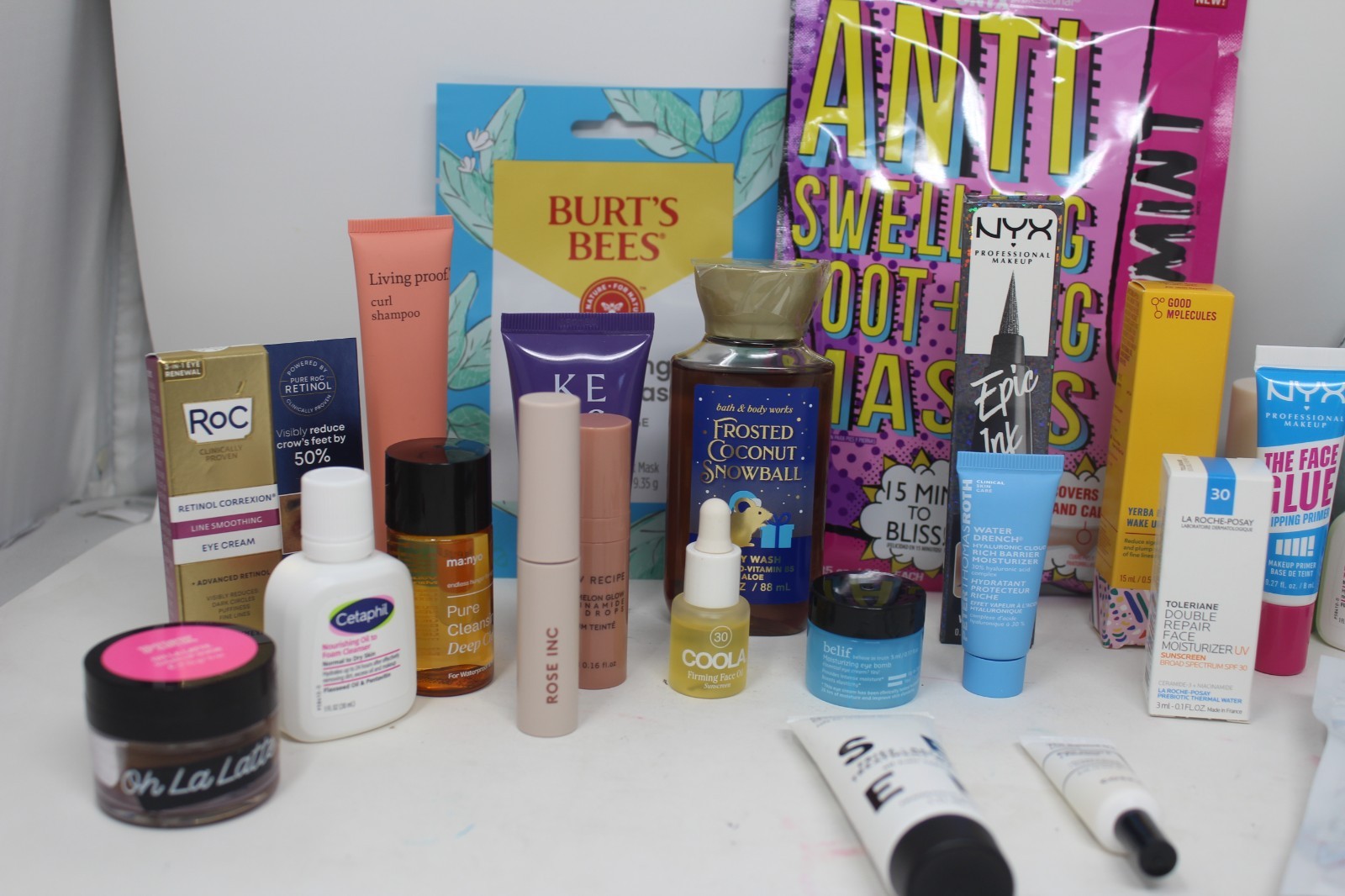 x25 Lot Travel Size Hair & Beauty & Bag Tarte Coola Roc Rose Inc Redken NYX New