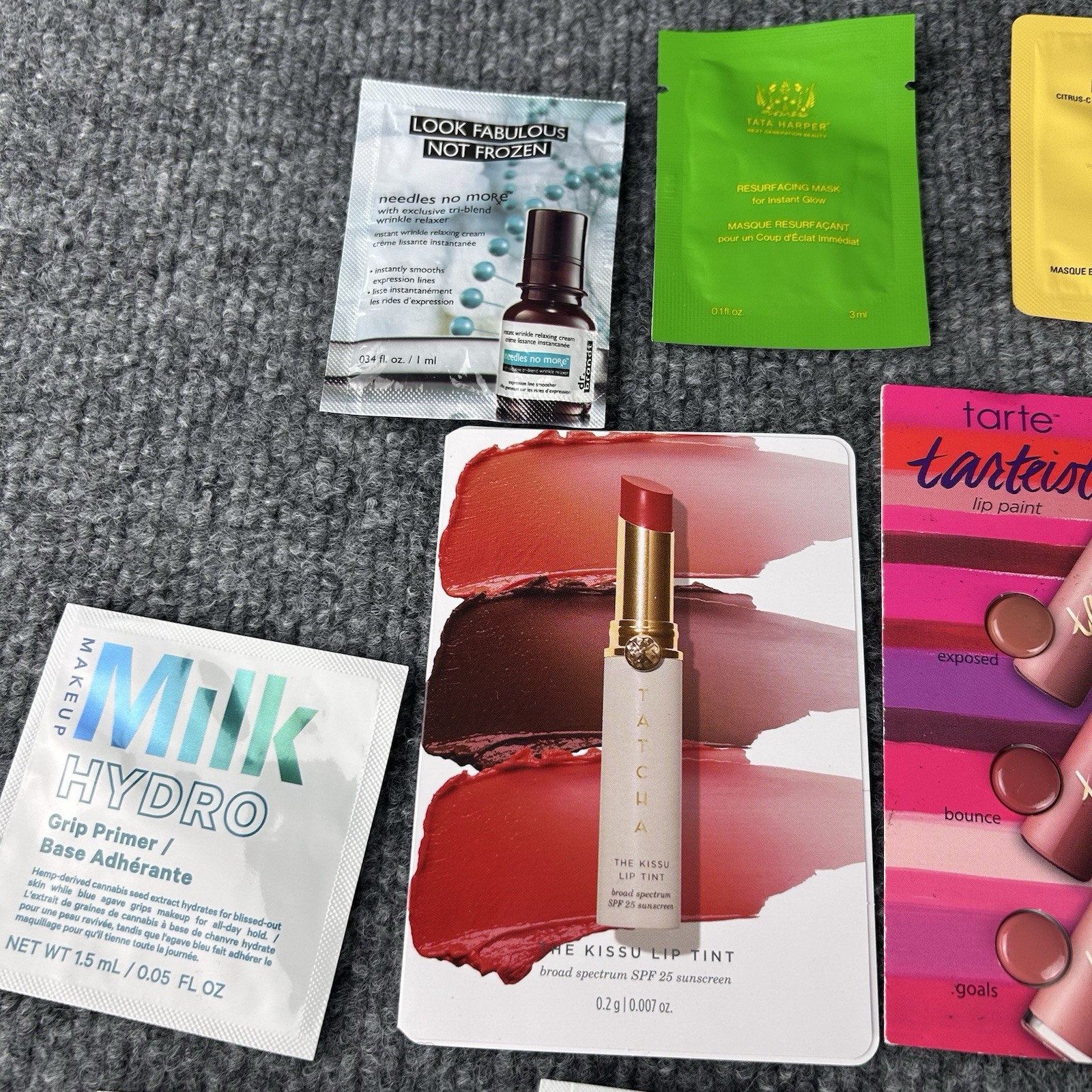 Mixed Lot of Sample/Trial Size Make-up & Skin Care Lot – 26 NEW Tarte Milk Tata