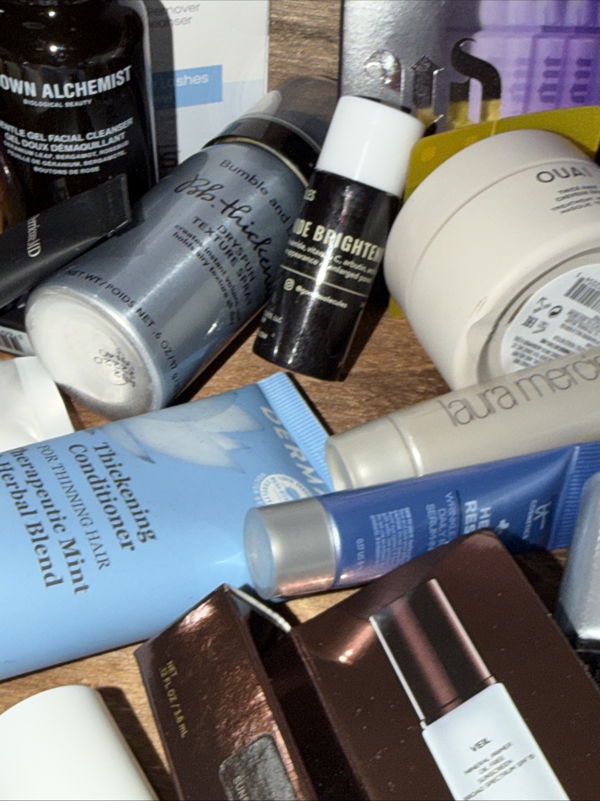 Lot of 30 Deluxe / Travel Size Hair, Skin Care, Makeup Beauty Product Samples AA