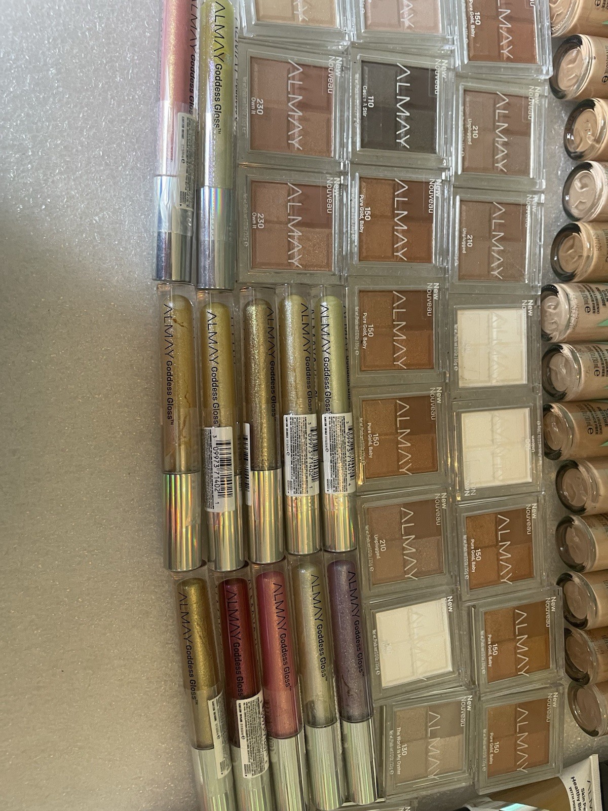100 X Almay Mixed Makeup Lot Assorted Clean Lot View Photos Read Description!