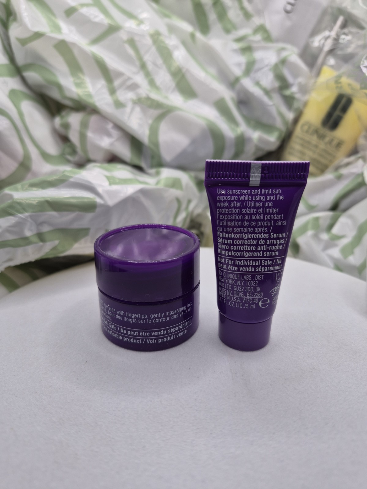 Clinique 7 Pc Makeup & Skincare Bundle Lot x10 New Authentic Travel Size