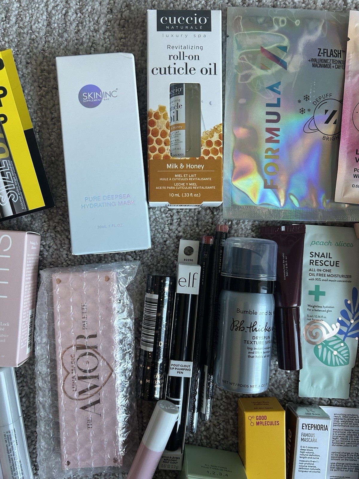 63+ Piece Lot Makeup Haircare Fragrance Skincare Samples & Full Sizes NEW