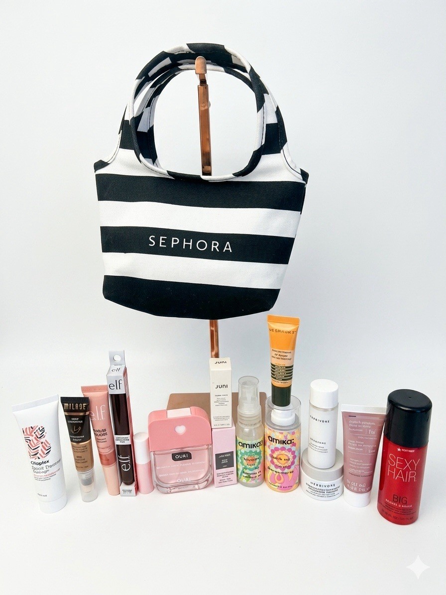 Tom Ford, e.l.f., Milani, amika Assorted Makeup Lot – Full, Travel, Sample Sizes