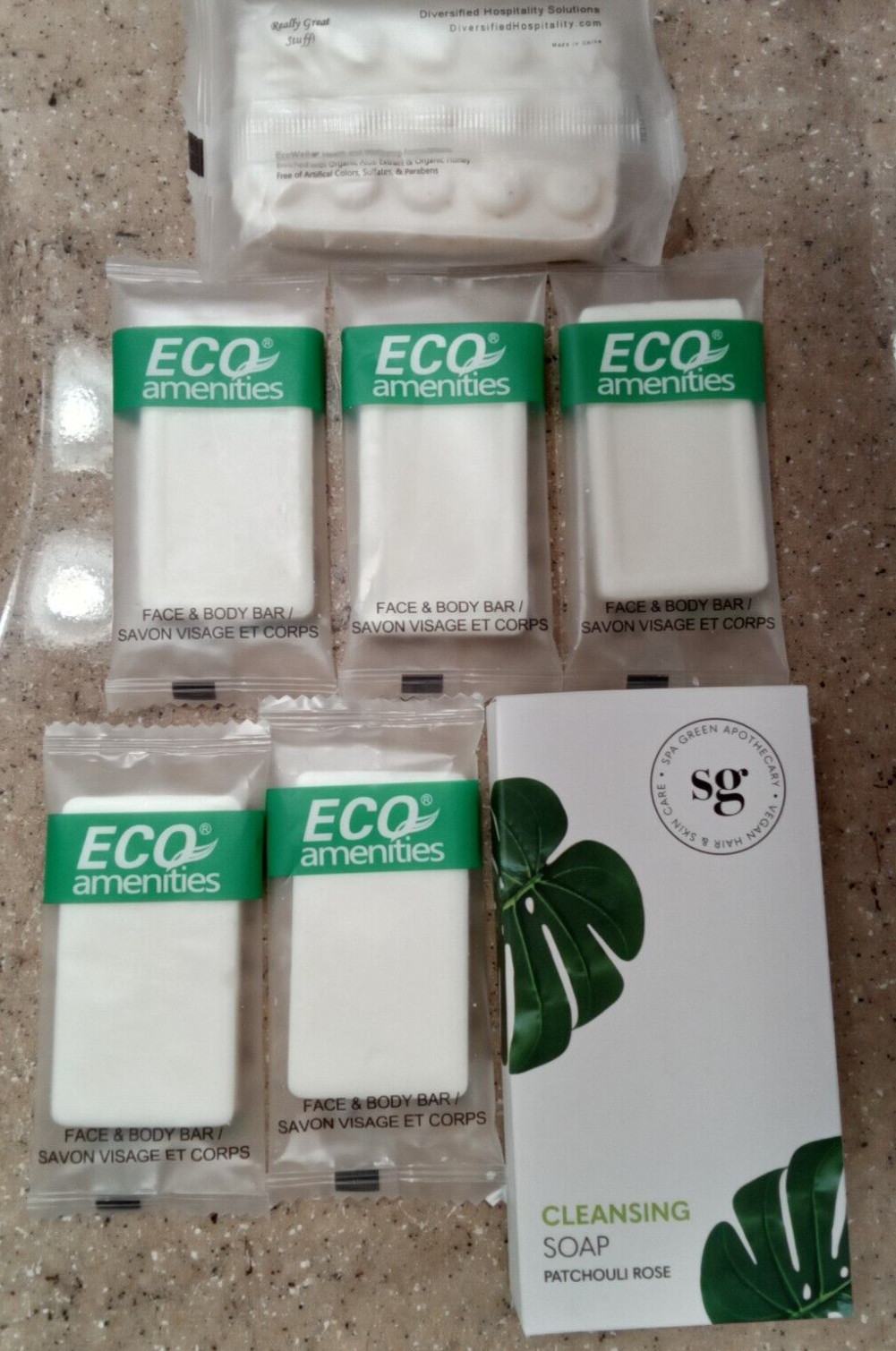29 TRAVEL/SAMPLE ITEMS-BODYLOTION, SOAP, FACIAL WIPES
