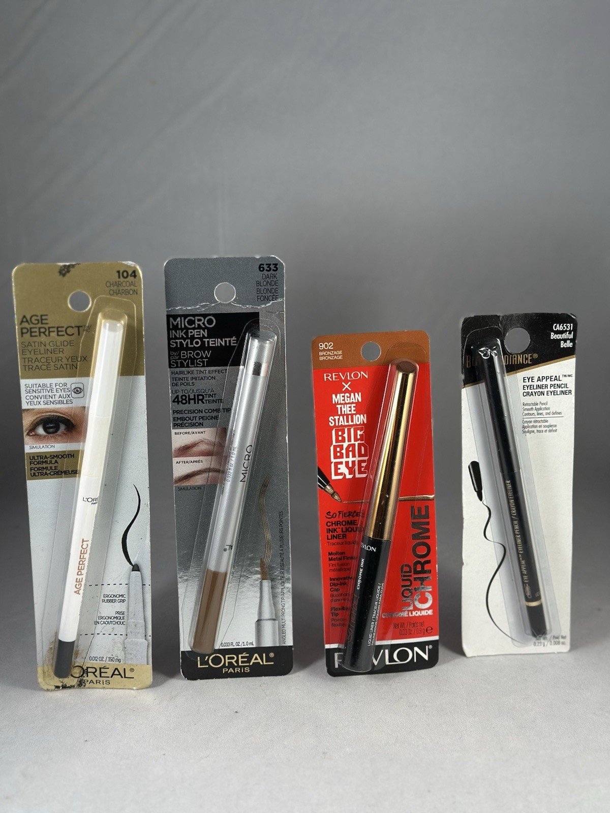 Eye Makeup Mixed Lot Full Size L’Oréal Revlon Ultra-Smooth Eyeliner Brow Pencil