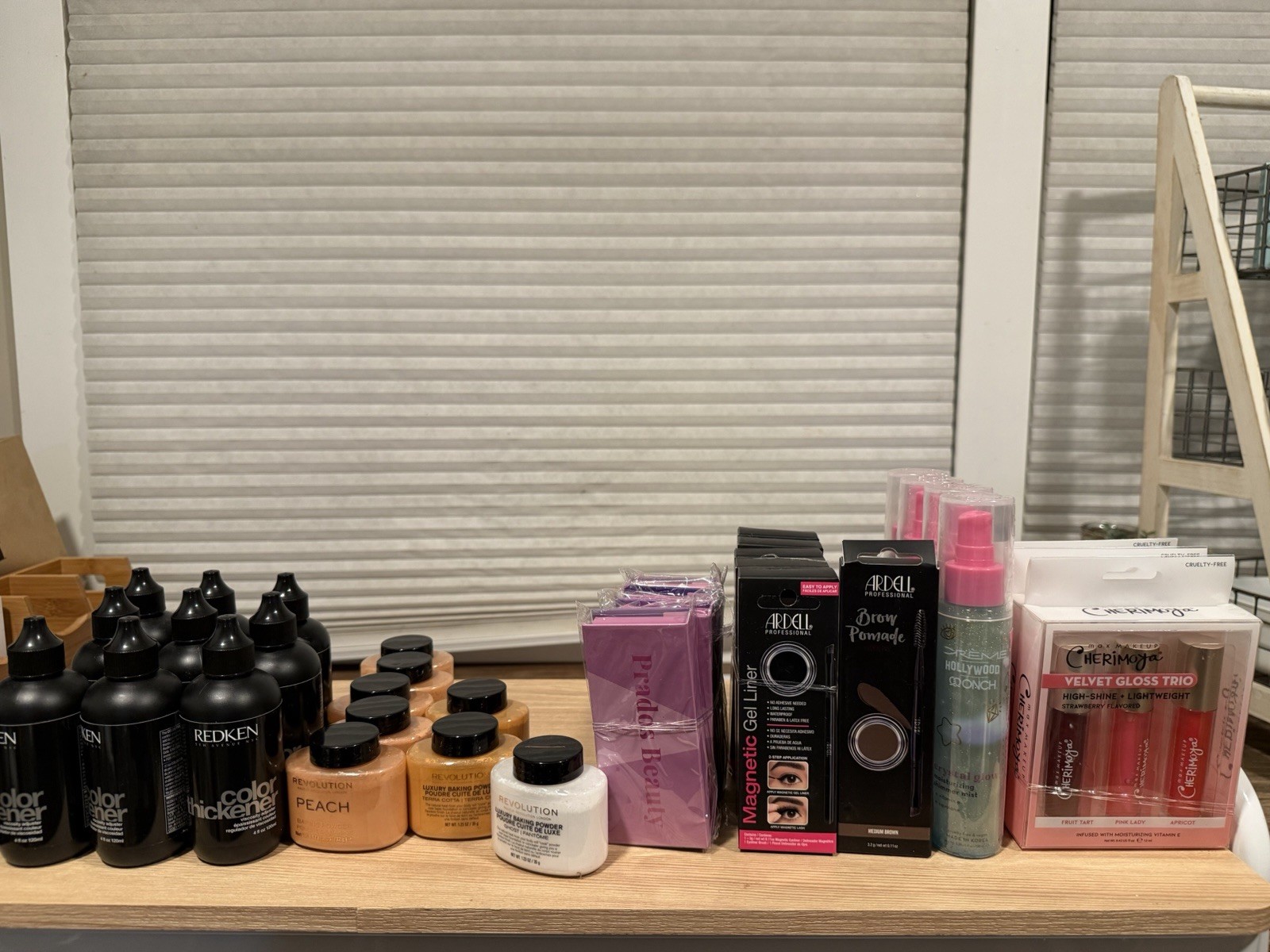 Lot of 34 Redken Revolution Ardell Full Size, Color Thickener, Peach, Baking…