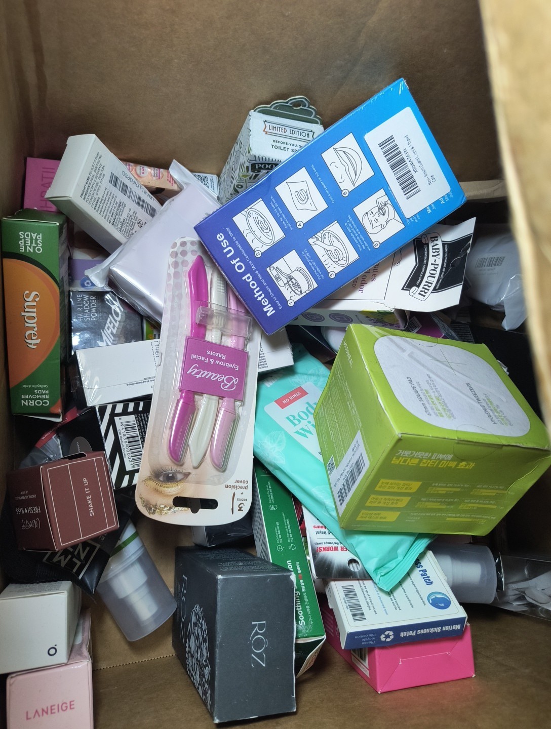 Beauty Skincare Lot 50+ Pieces Face Body Lip Eyes More Variety Box Amazon Brands