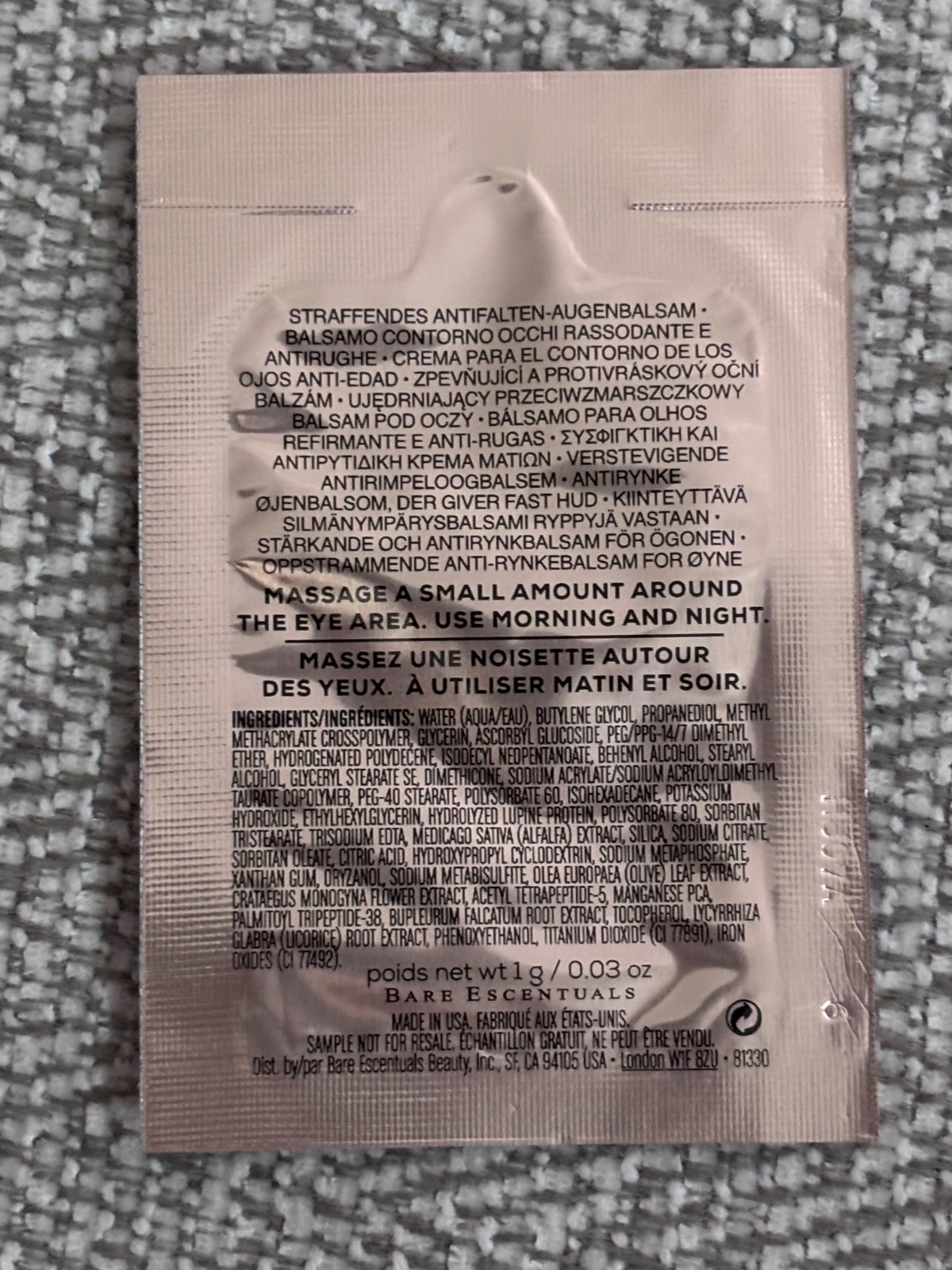 bareminerals Sample size Travel Bare Haven Pure Plush Brilliant Future sealed