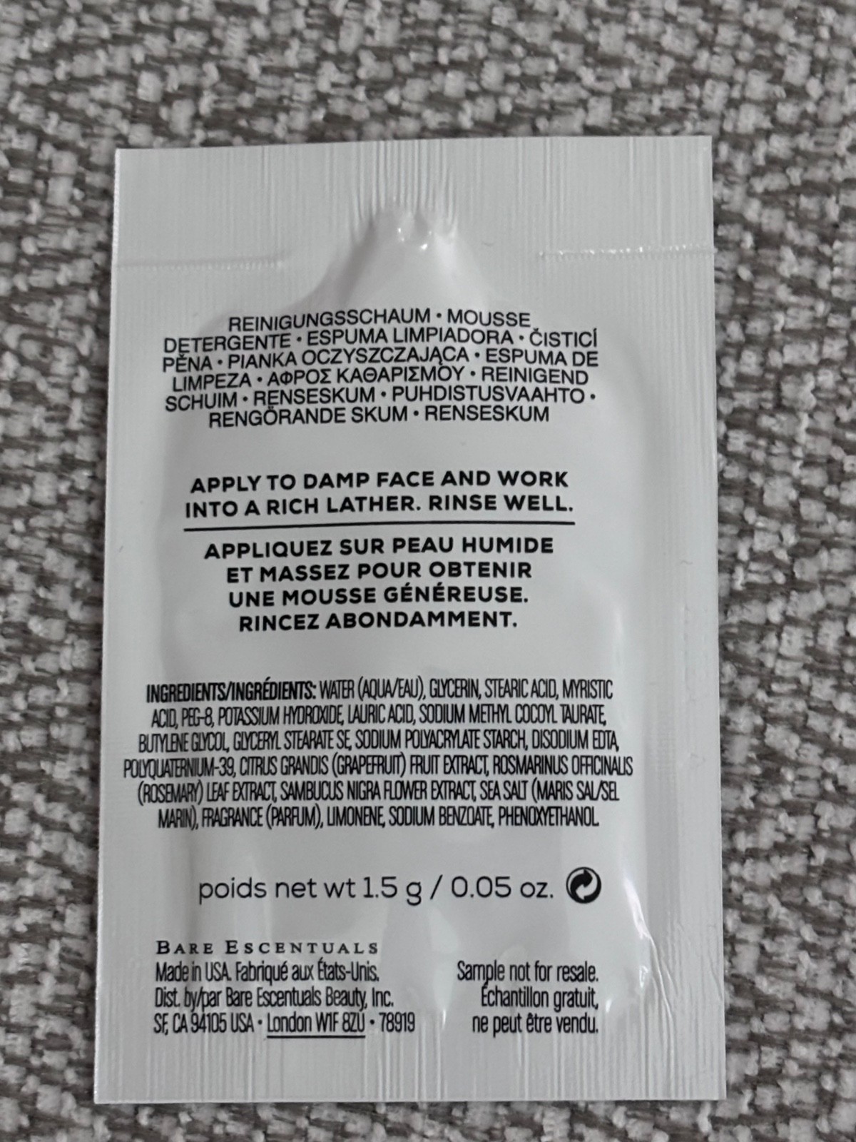 bareminerals Sample size Travel Bare Haven Pure Plush Brilliant Future sealed