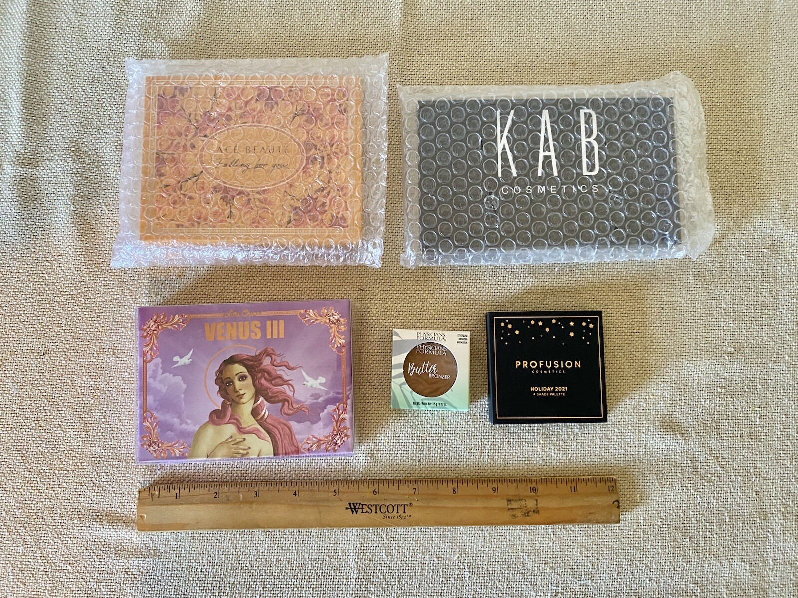 Lot of 5 Boxycharm Ipsy Eyeshadow Palette KAB Day Night Ace Beaute Falling Venus
