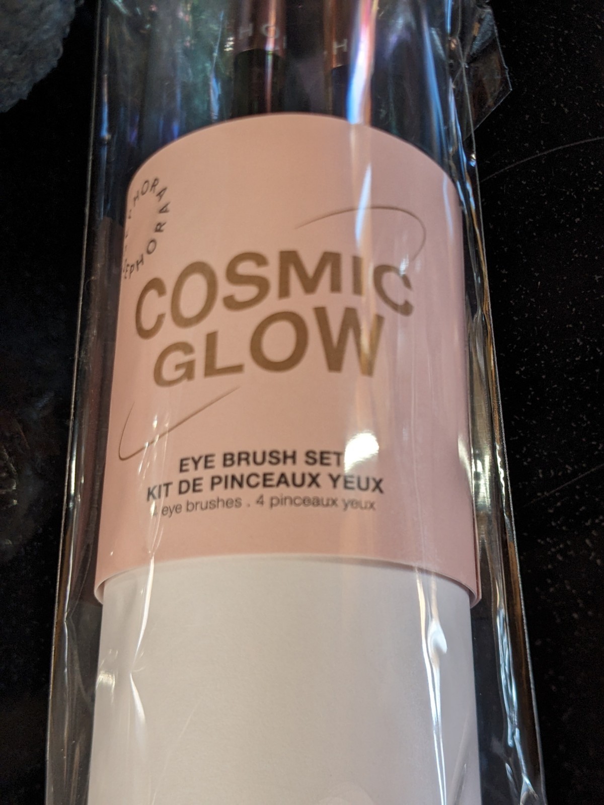 Mixed Beauty Bag Ulta & Sephora Eye Shadow, Grinch’s Highlighter, Sephora Brush