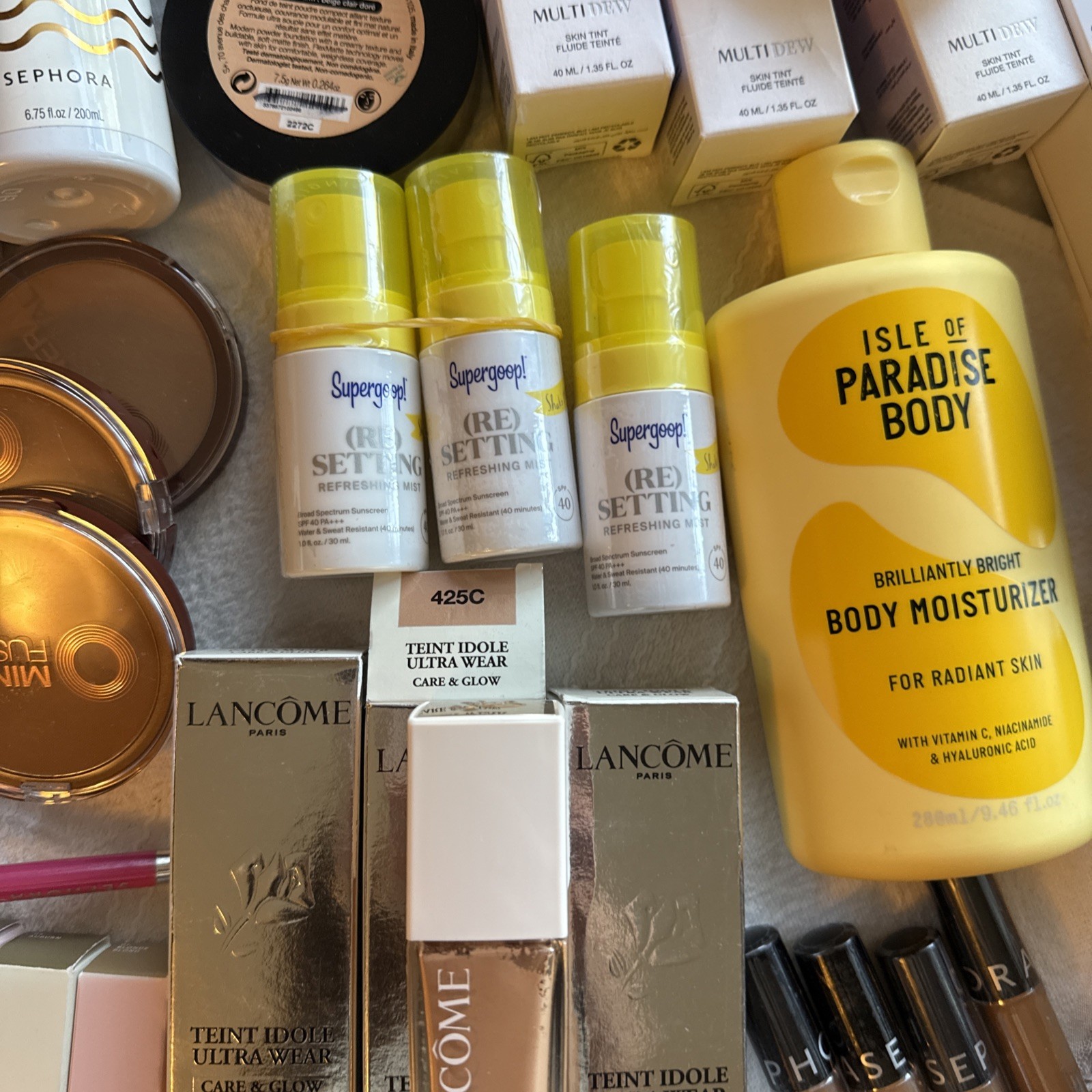High-End Beauty Mystery 5 Pieces Box Sephora La Roche Lancôme Hudabeauty Fullsz