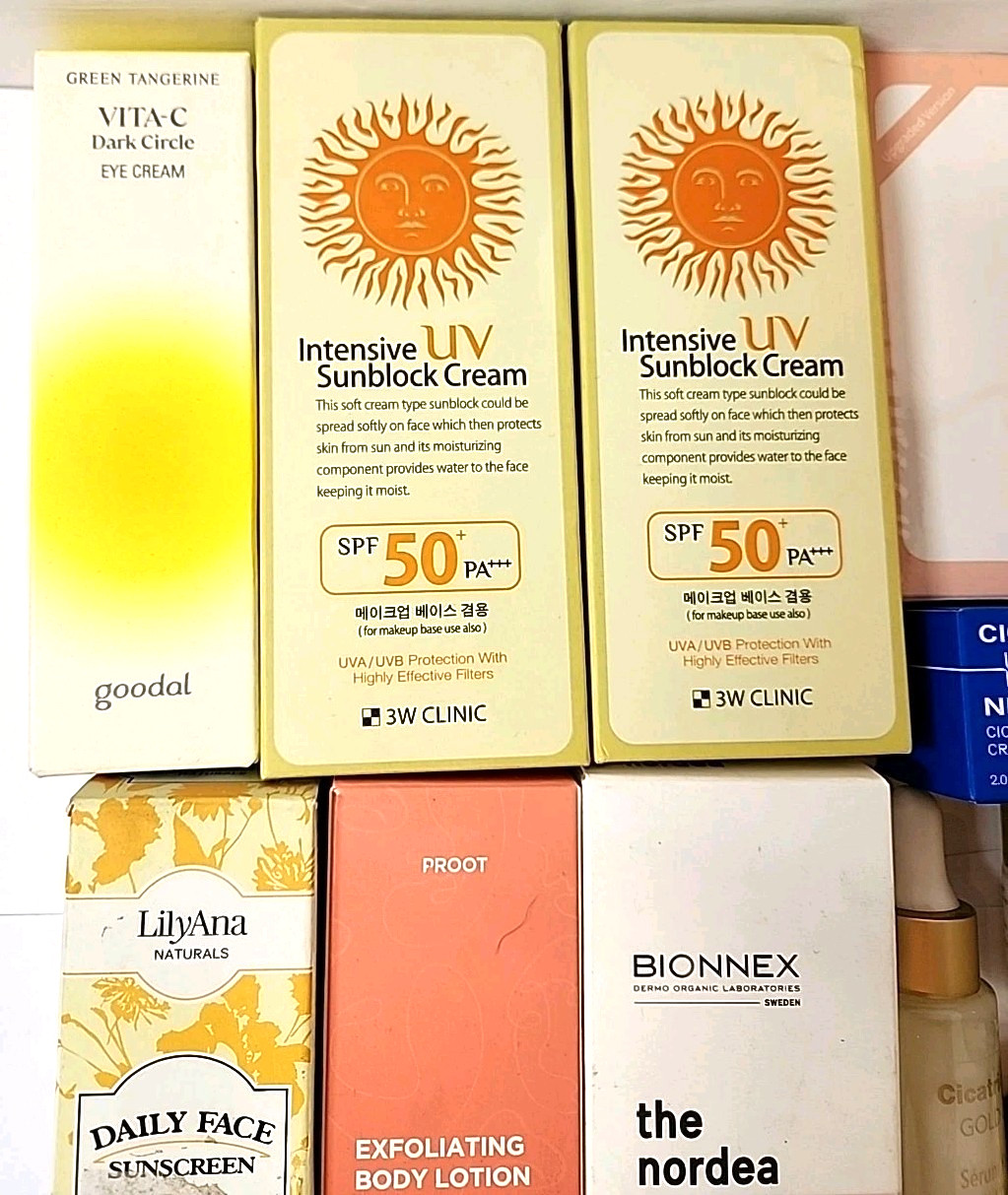 LOT OF 16 NEW Pieces Mixed Makeup Beauty & Korean Skincare Most Full-Size Items