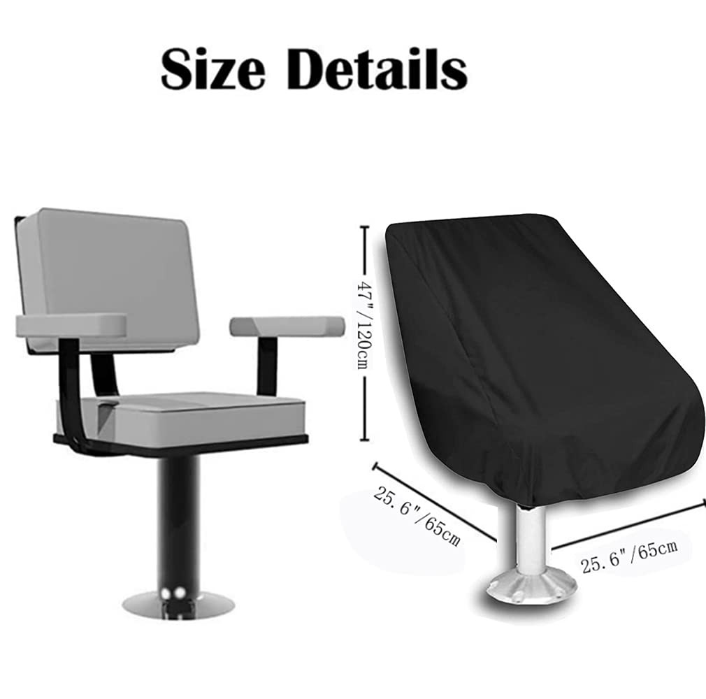 Boat Seat Cover Outdoor Waterproof Pontoon Boat Seats Cover Weather Resistant Ca