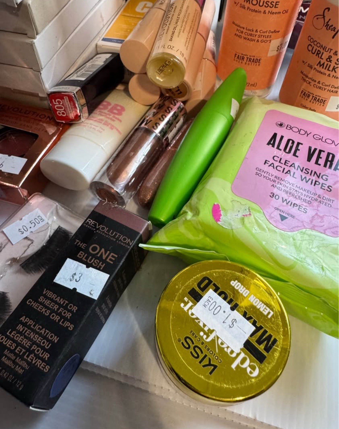 81 Piece Reseller Makeup Cosmetic Bundle Mixed Lot NEW Revolution Maybelline