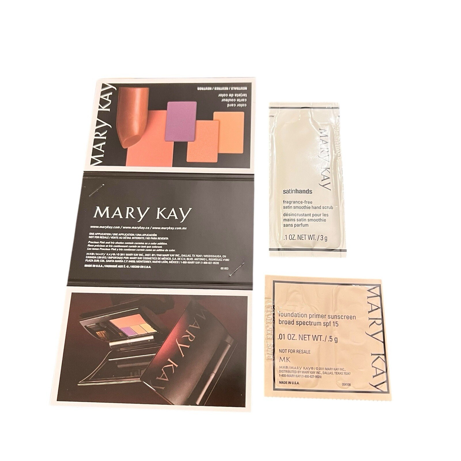 Mary Kay Lot Assorted Samples New & Discontinued Colors Single Use Travel #102