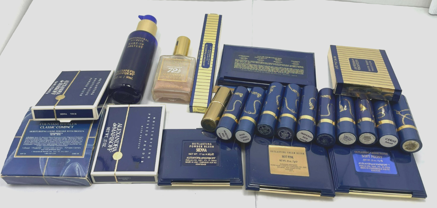 New 20 PC+ ALEXANDRA DE MARKOFF Makeup Lot **RARE HARD-TO-FIND
