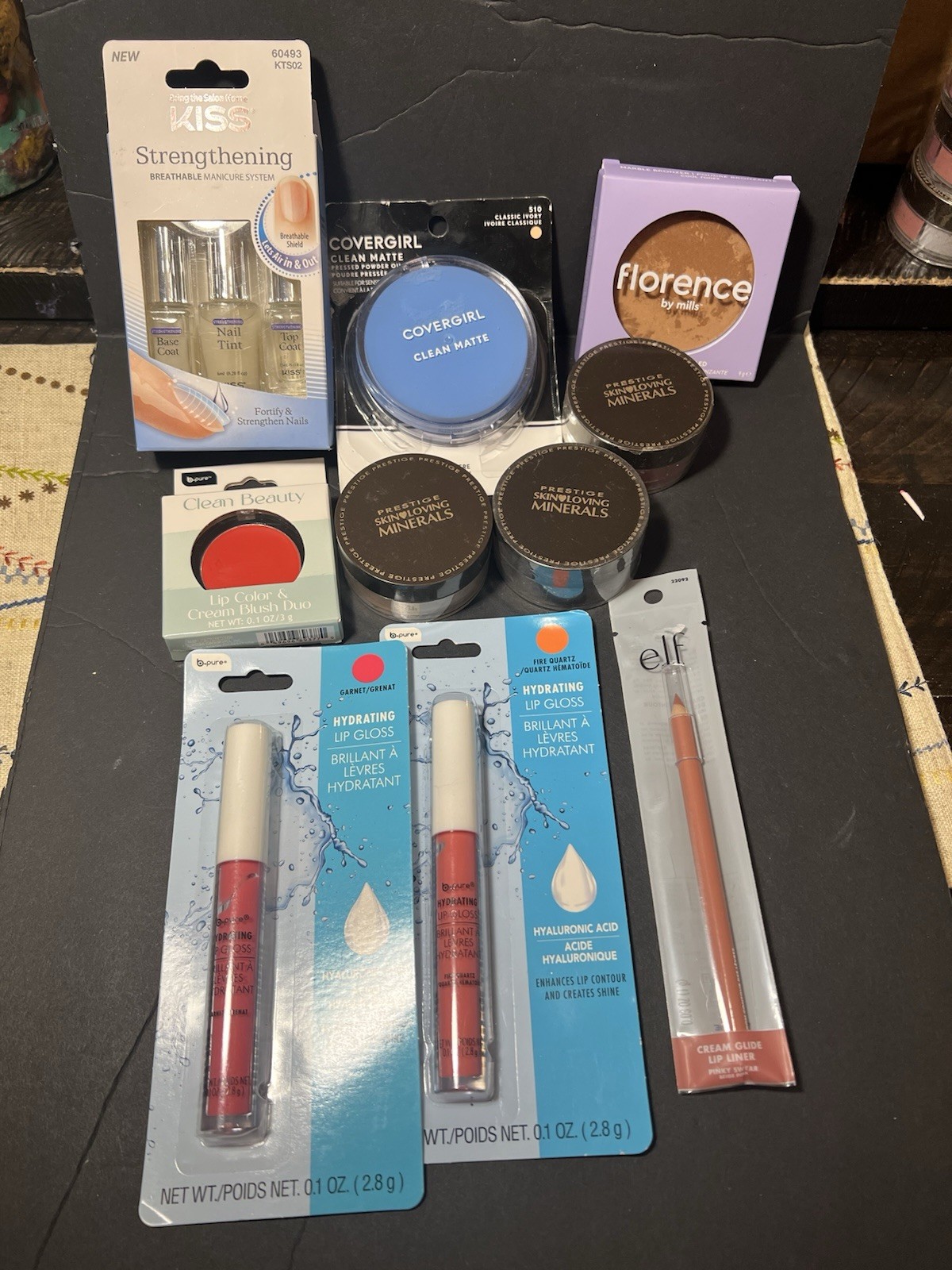 10 Piece Misc. Makeup And Nail Care Lot