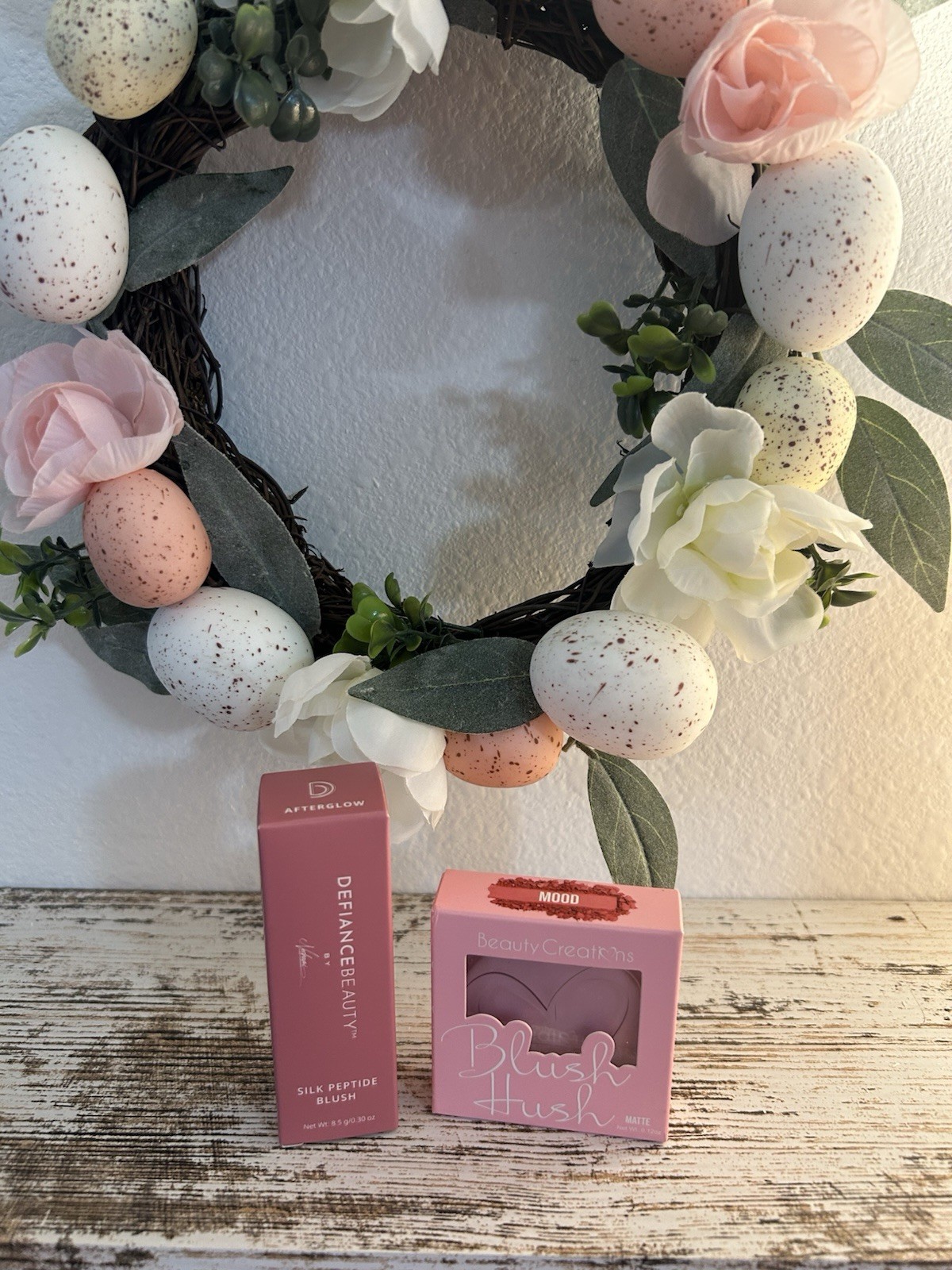Afterglow, Beauty Creations Defiance Silk Peptide Blush, Blush Hush Mood LOT