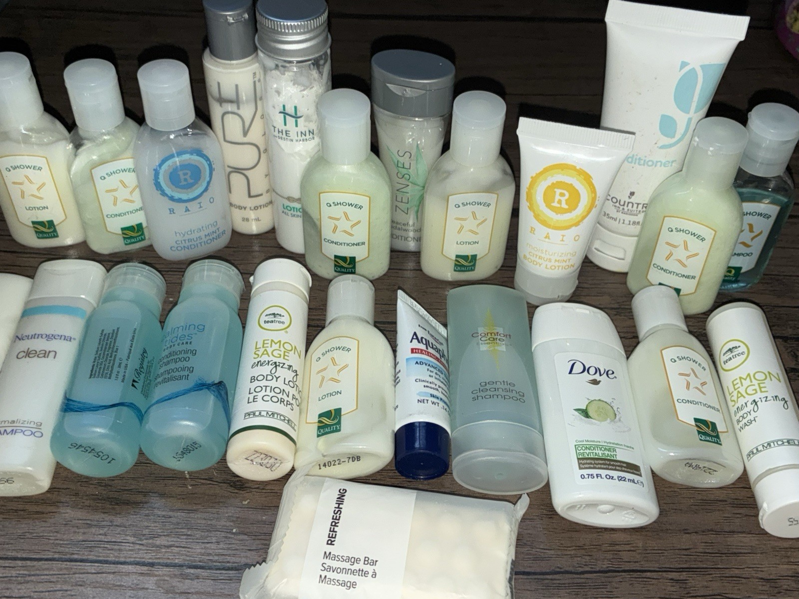Lot Of 24 Assorted Travel Size Health And Beauty Products