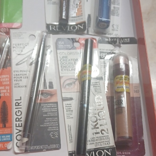 COVERGIRL, Maybelline, L’Oreal, Revlon, Rimmel Eye Makeup, Full Size Lot